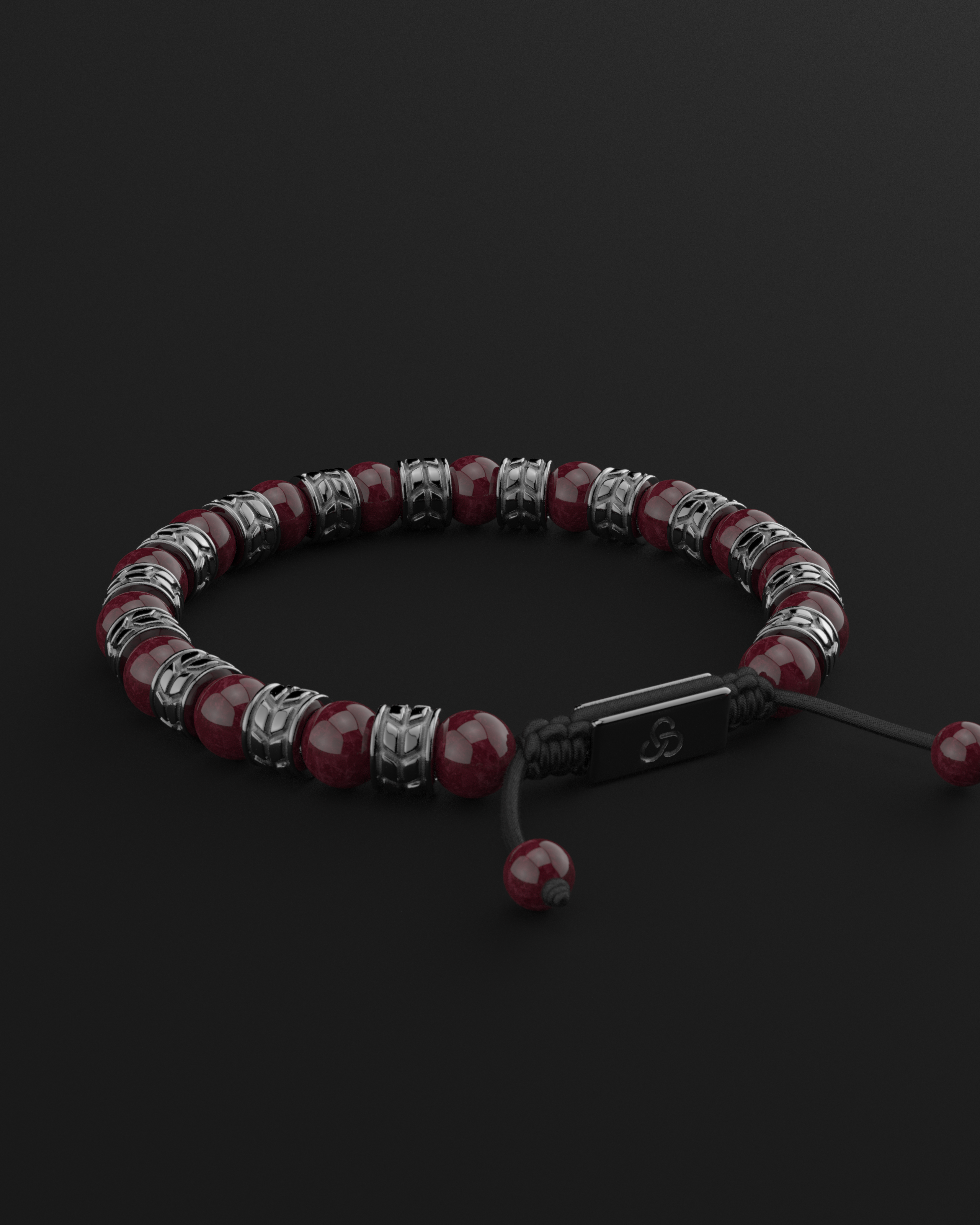 Red Garnet Bracelet 8mm | Royale