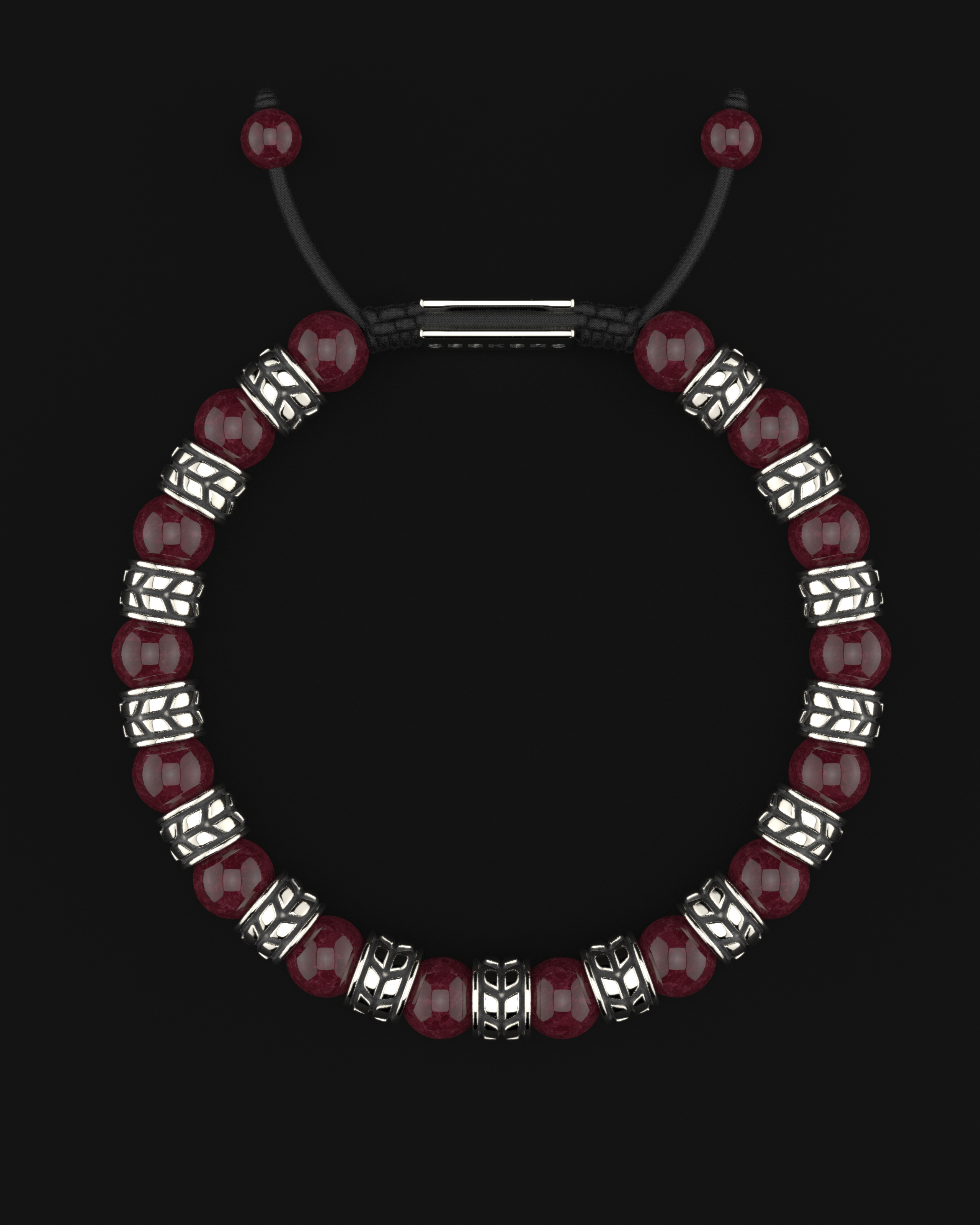 Red Garnet Bracelet 8mm | Royale