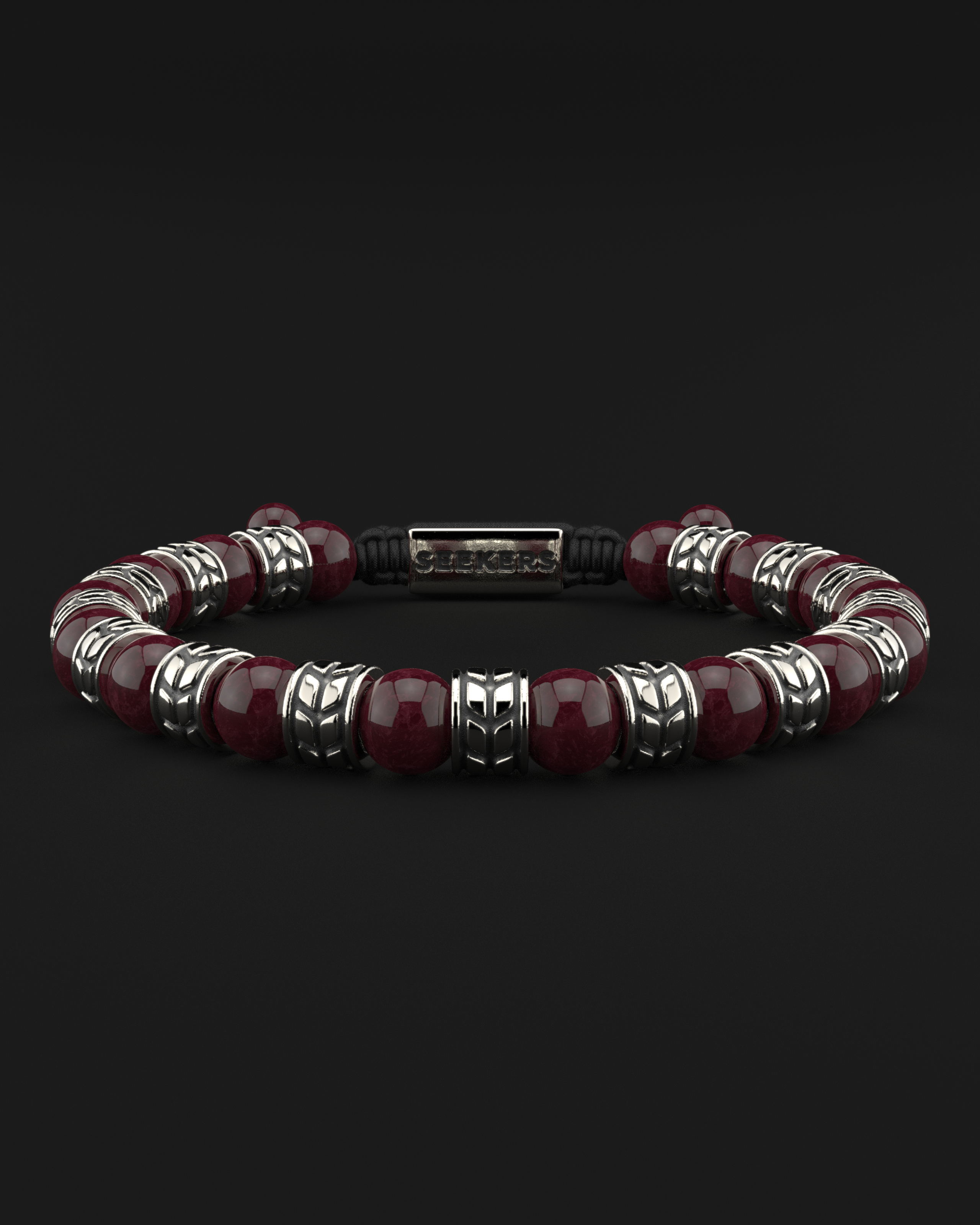 Red Garnet Bracelet 8mm | Royale