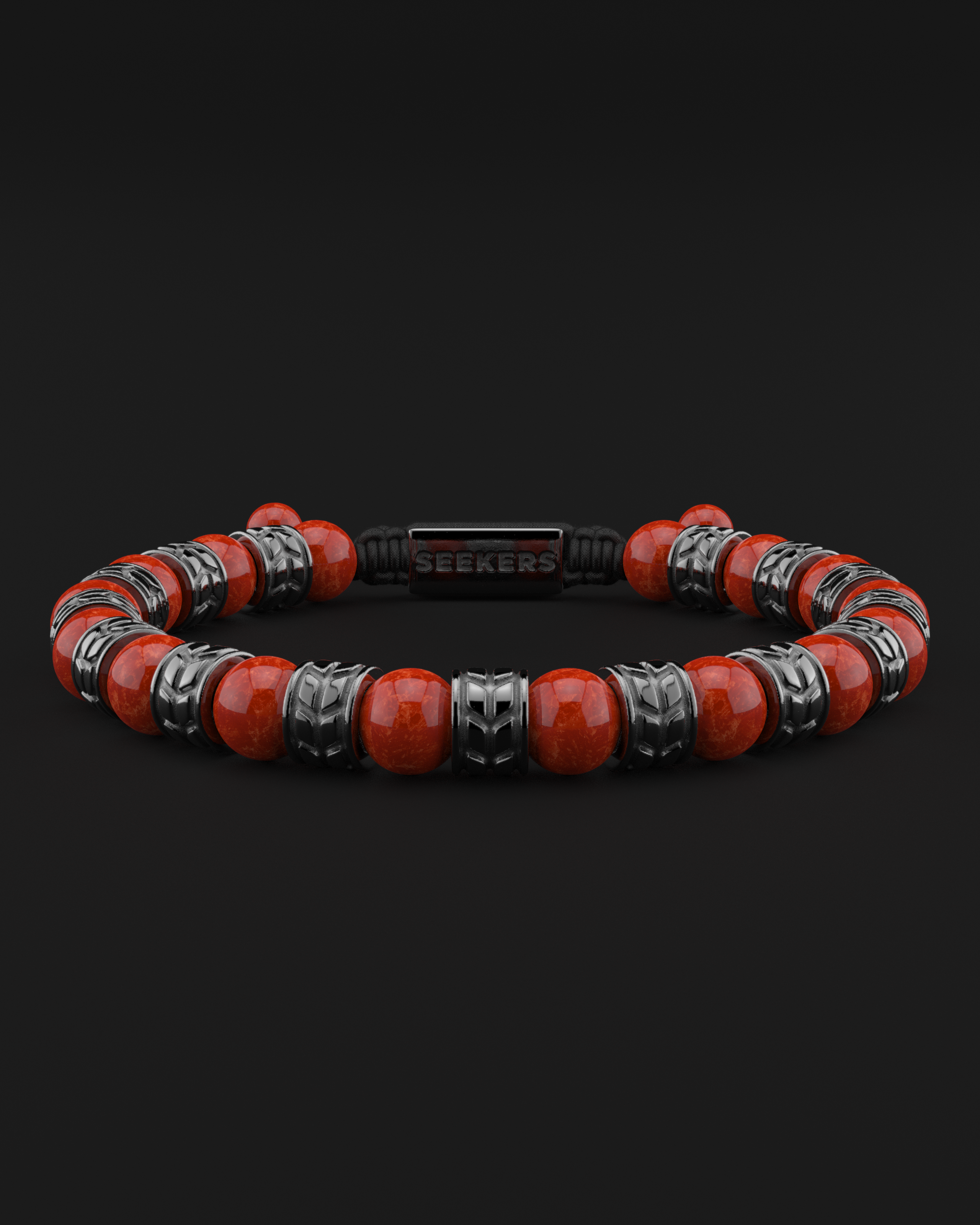 Red Jade Bracelet 8mm | Royale