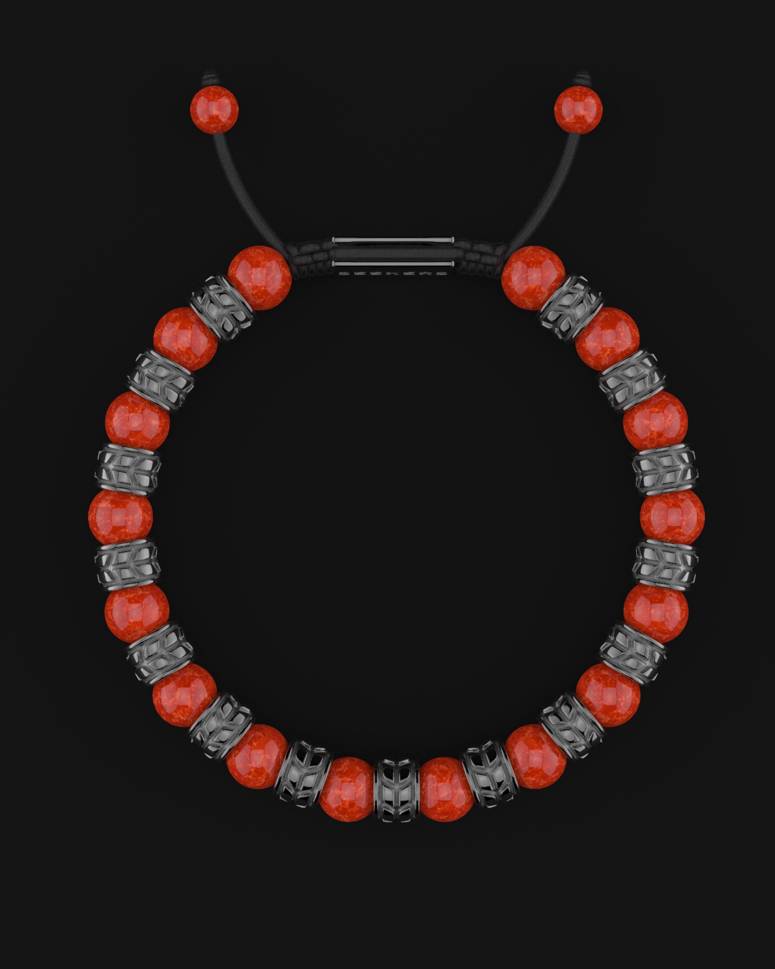 Red Jade Bracelet 8mm | Royale