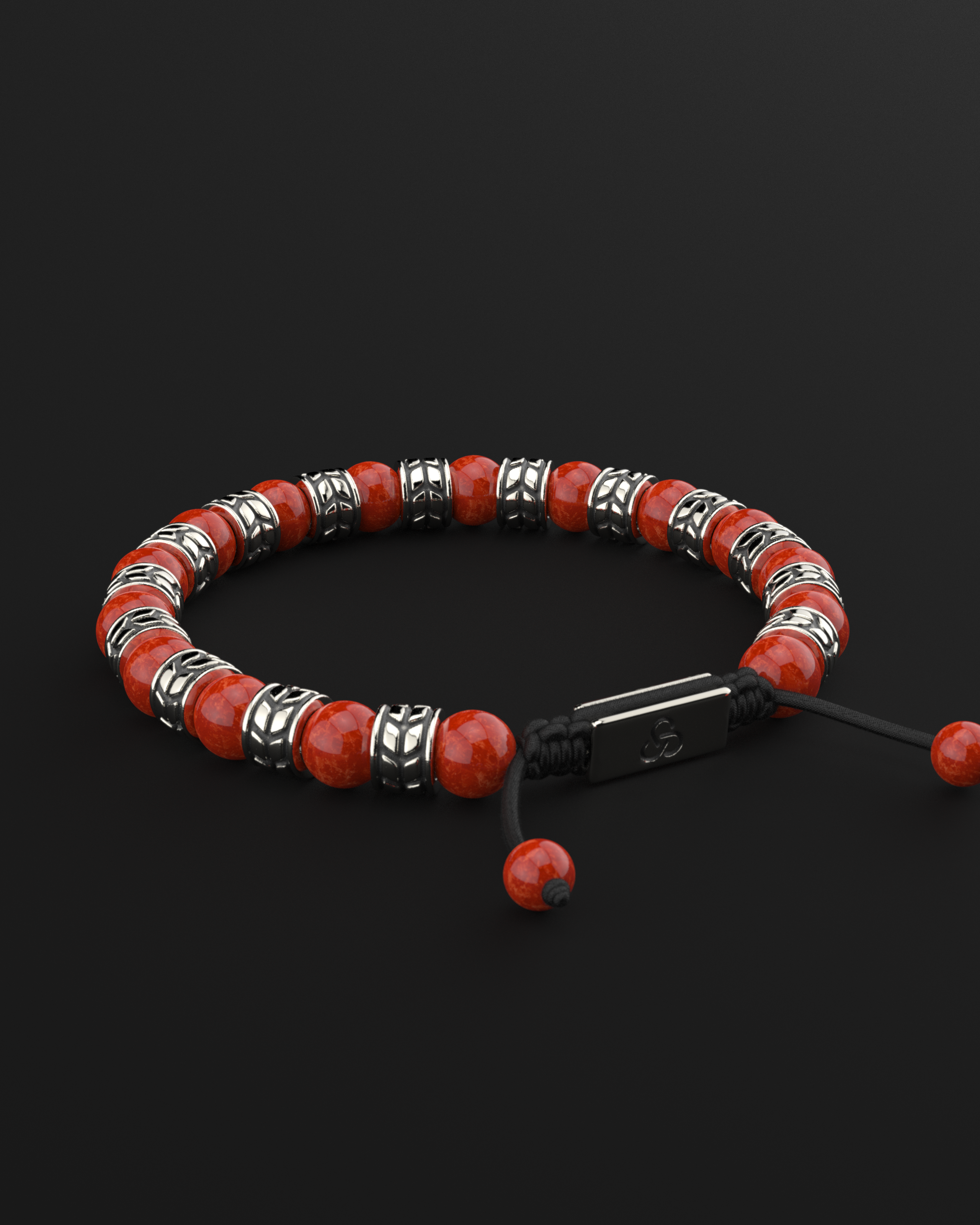 Red Jade Bracelet 8mm | Royale