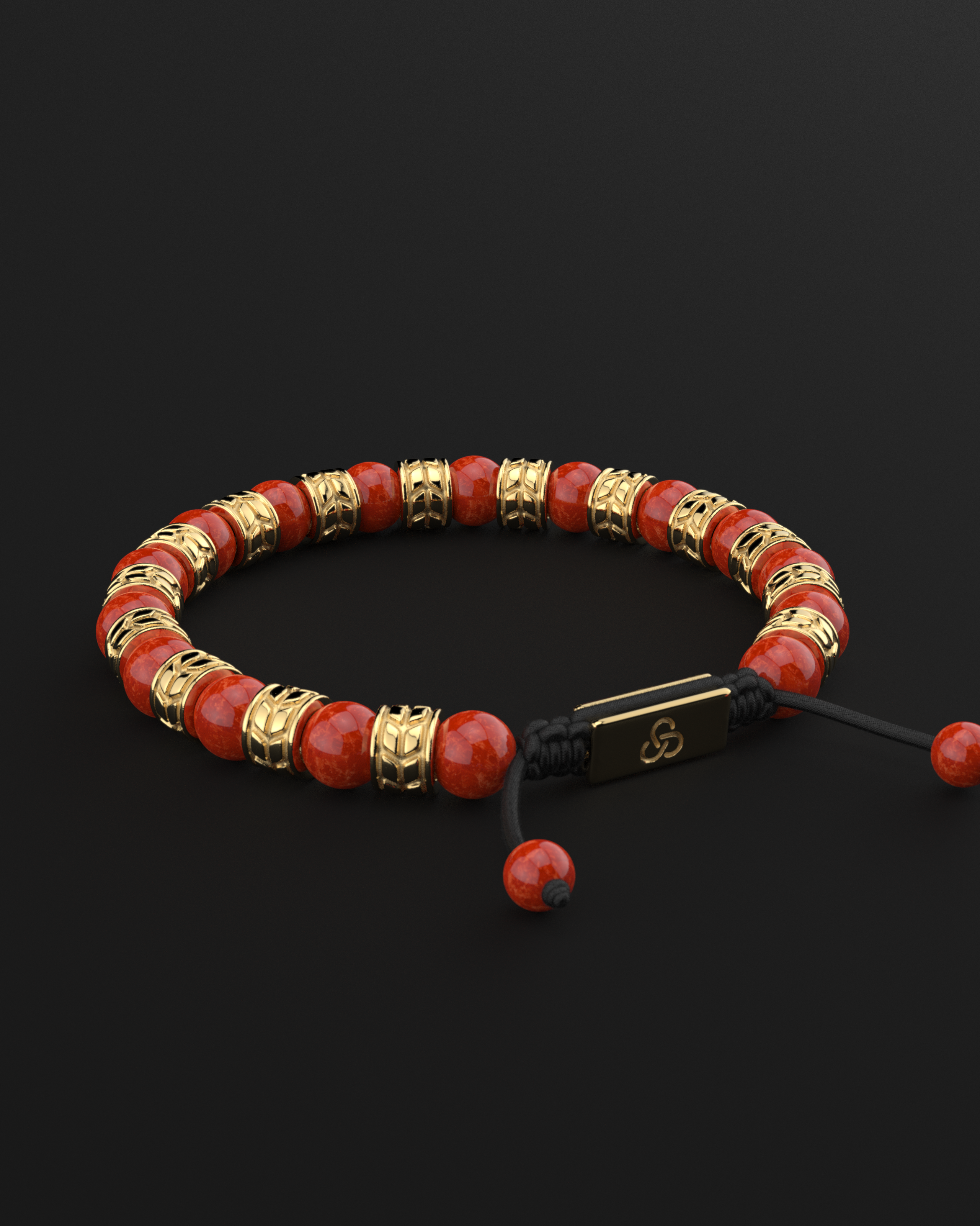 Red Jade Bracelet 8mm | Royale