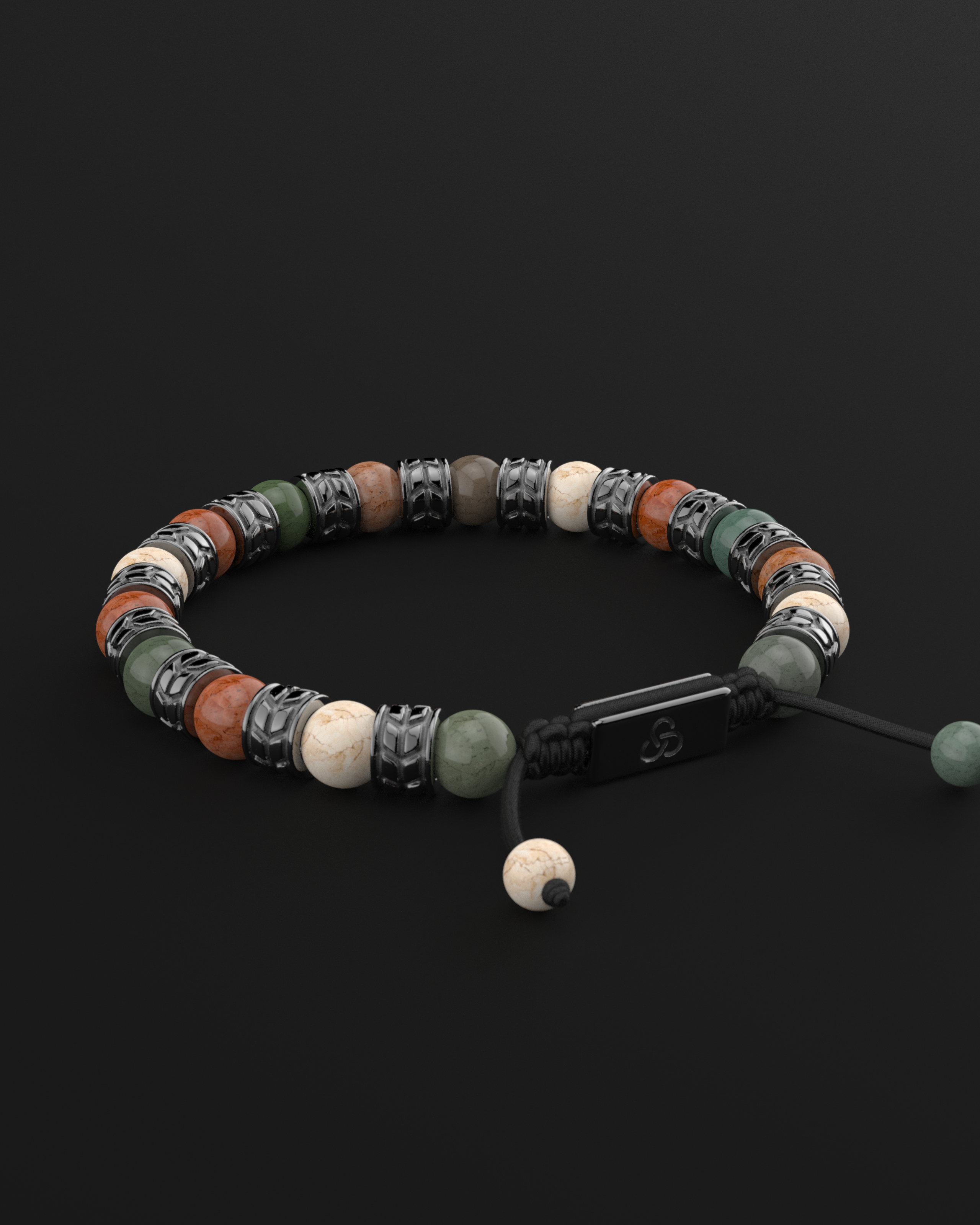 Ocean Agate Bracelet 8mm | Royale