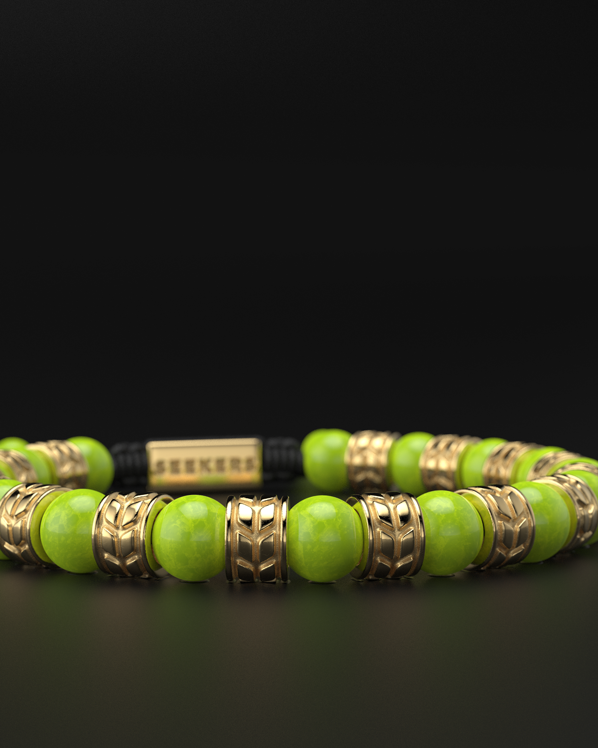 Pulsera de jade rojo de 8 mm | real