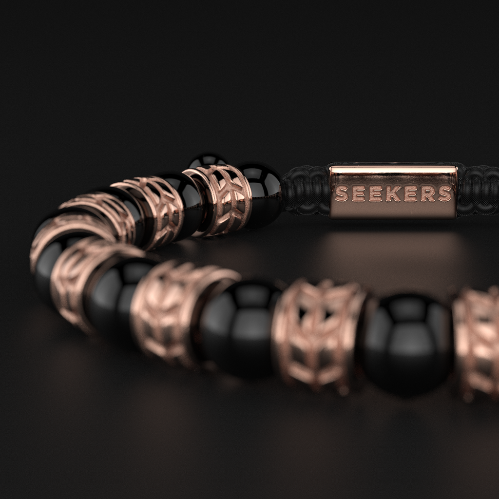 Men s Rose Gold Bracelet Royale Seekers Men s Jewelry