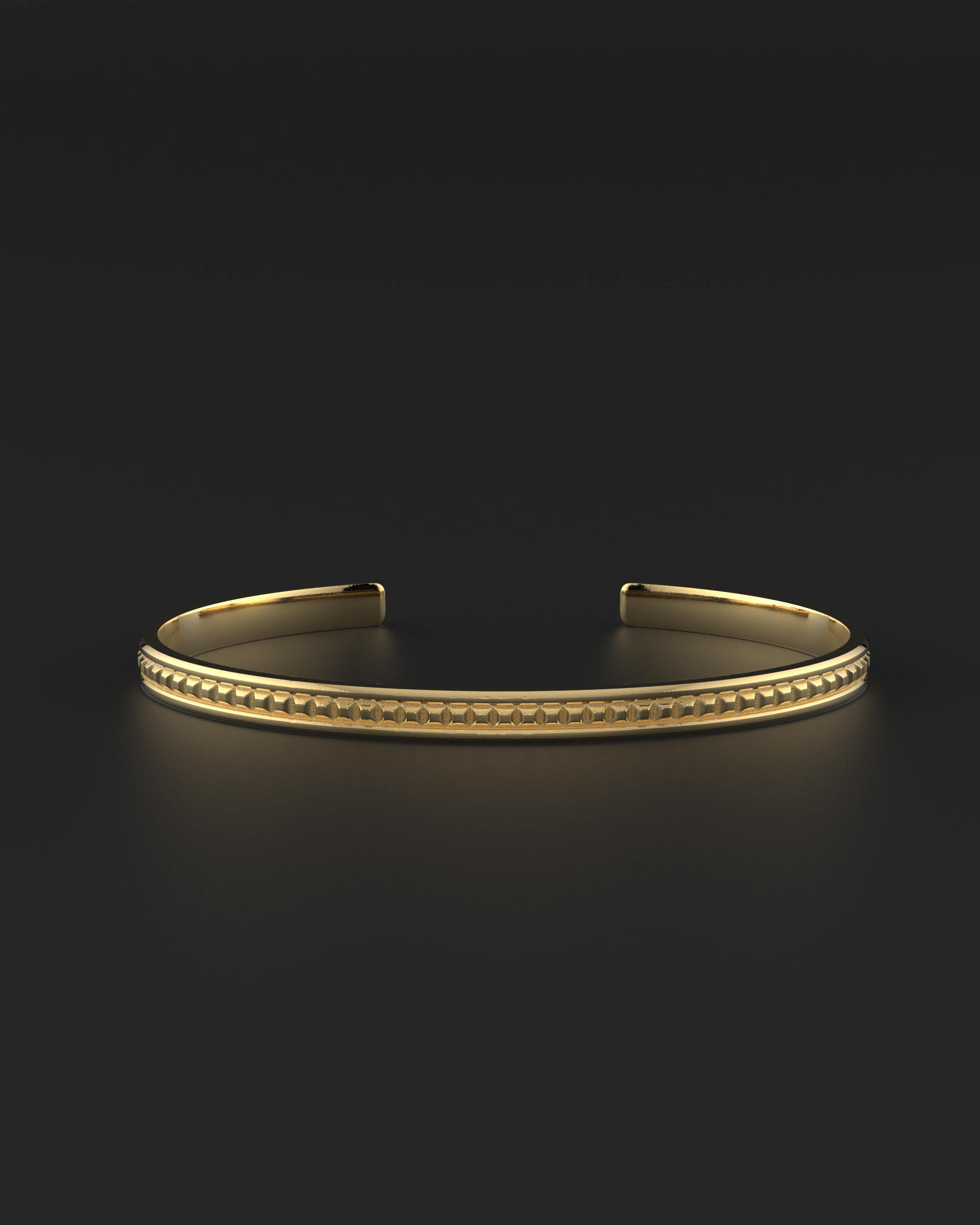Pyramid Cuff Bracelet
