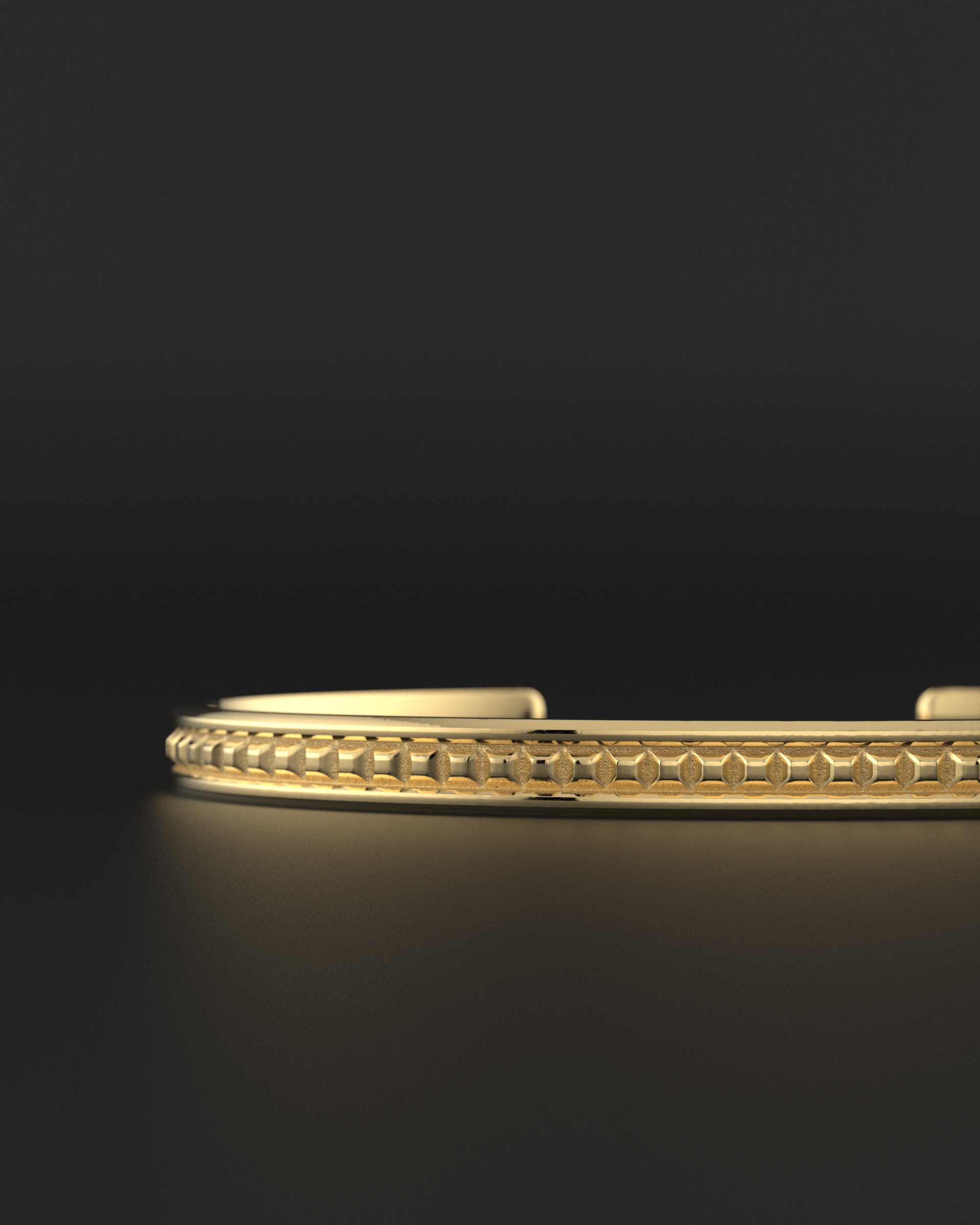 Pyramid Cuff Bracelet