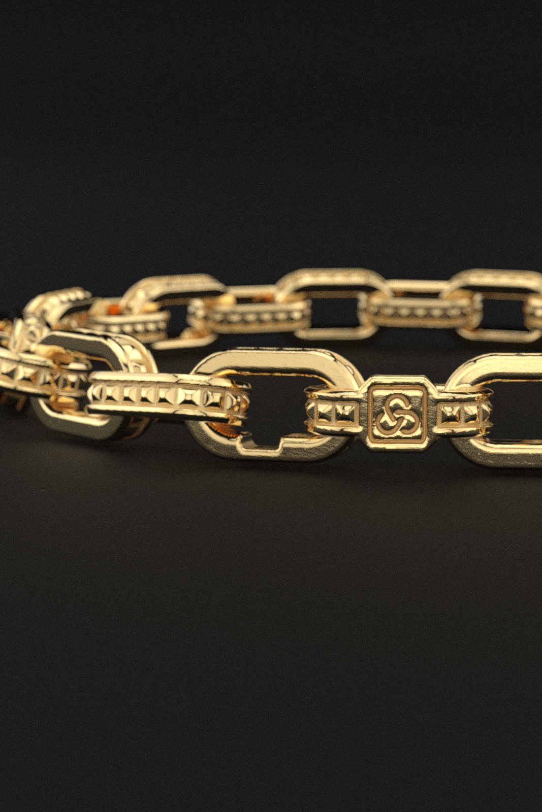 Raw Chain Bracelet #3