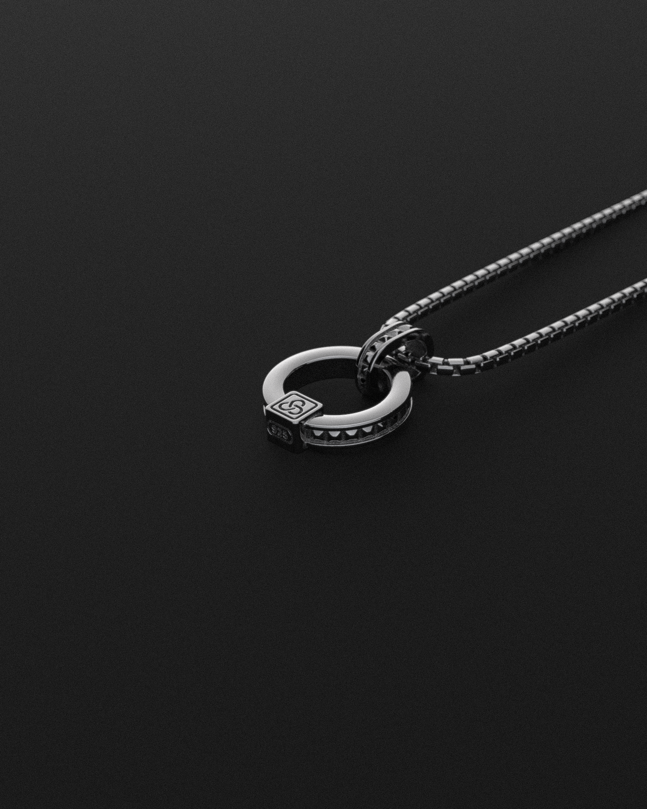 Raw Circle Pendant