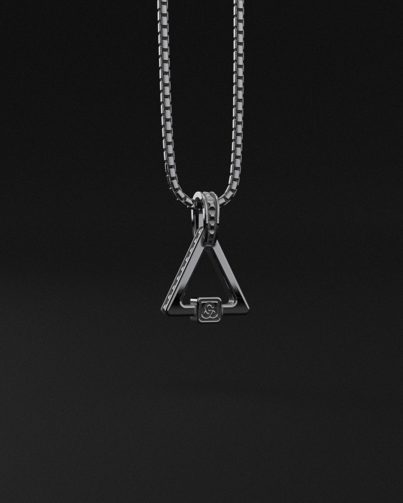 Raw Pyramid Pendant