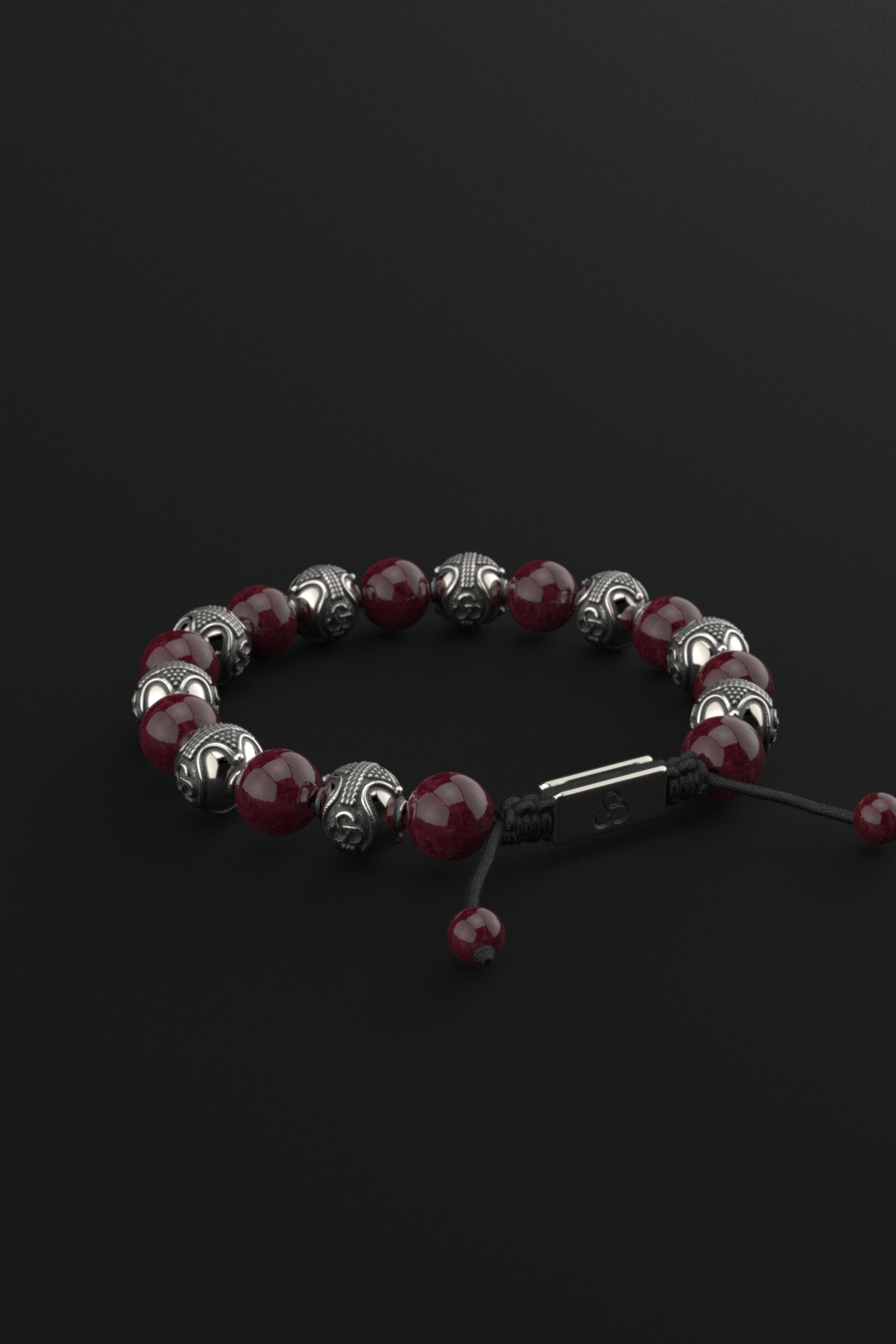 Red Garnet Bracelet 10mm | Prestige