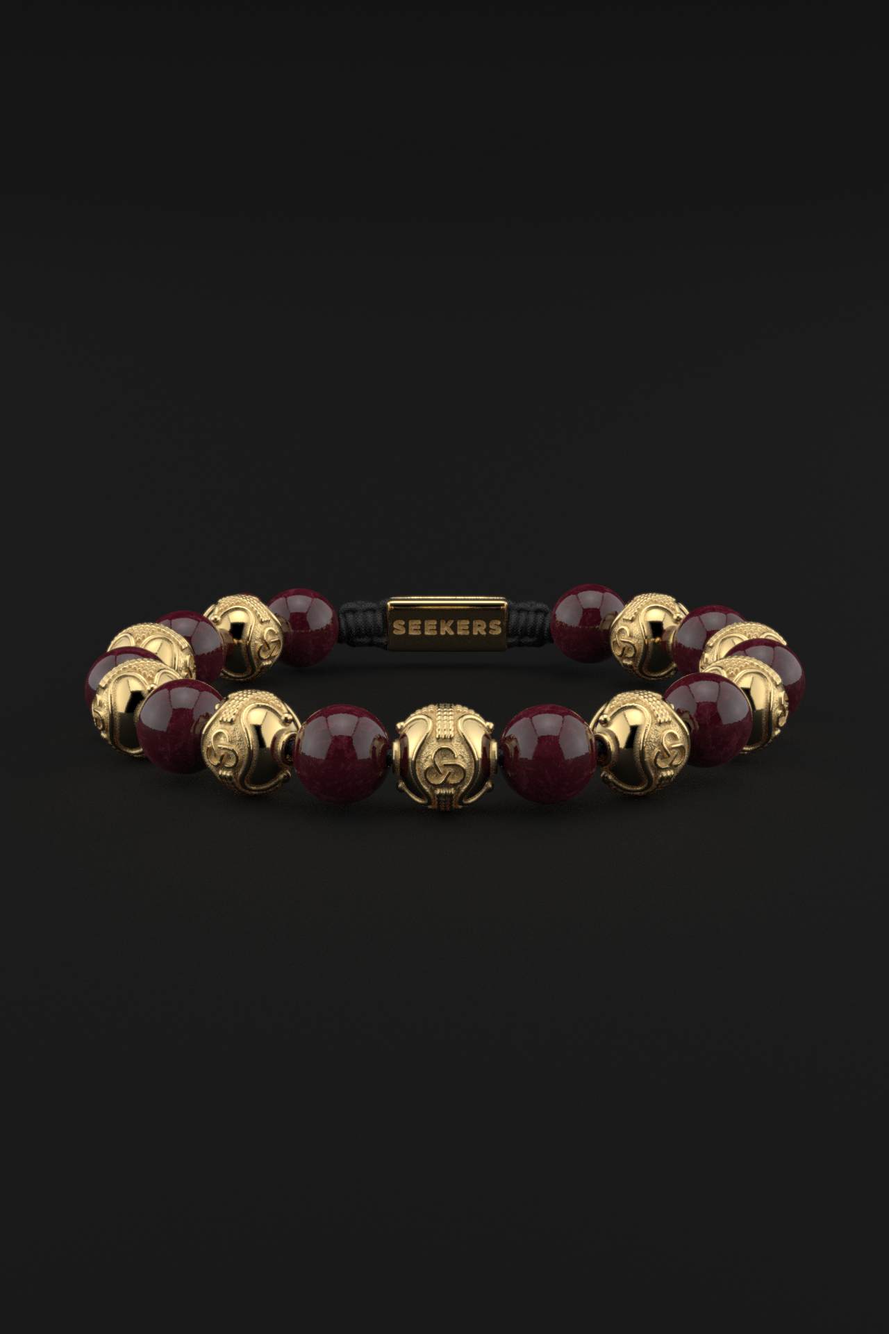 Red Garnet Bracelet 10mm | Prestige