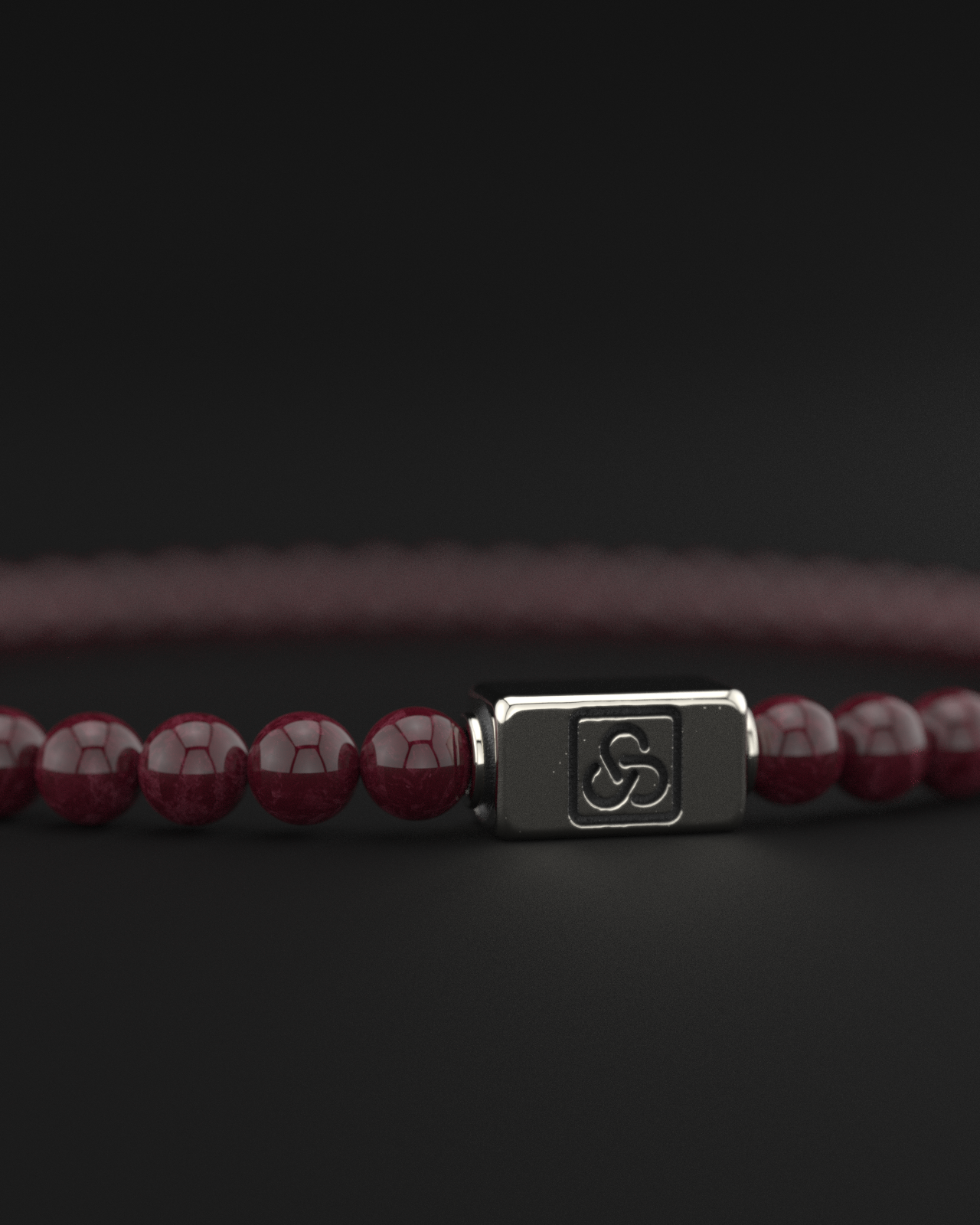 Red Garnet Bracelet 4mm | Essential