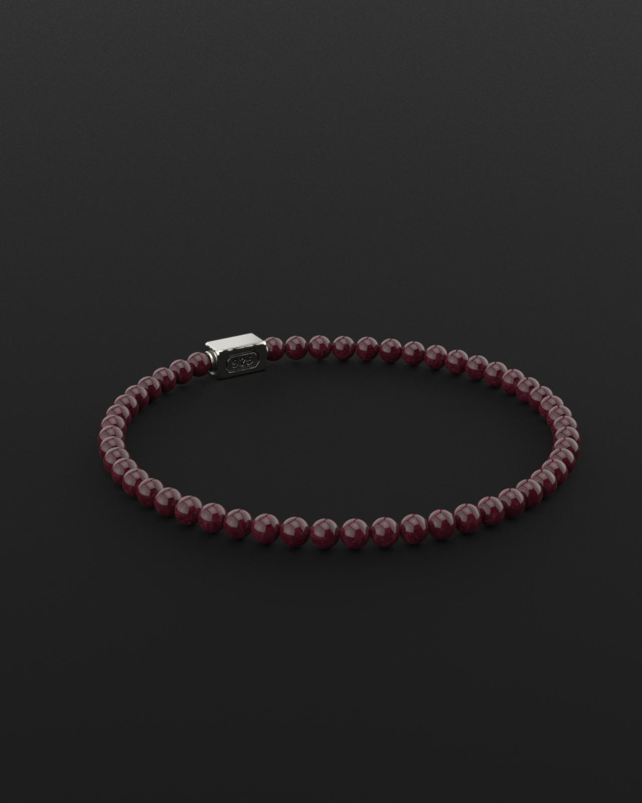 Red Garnet Bracelet 4mm | Essential