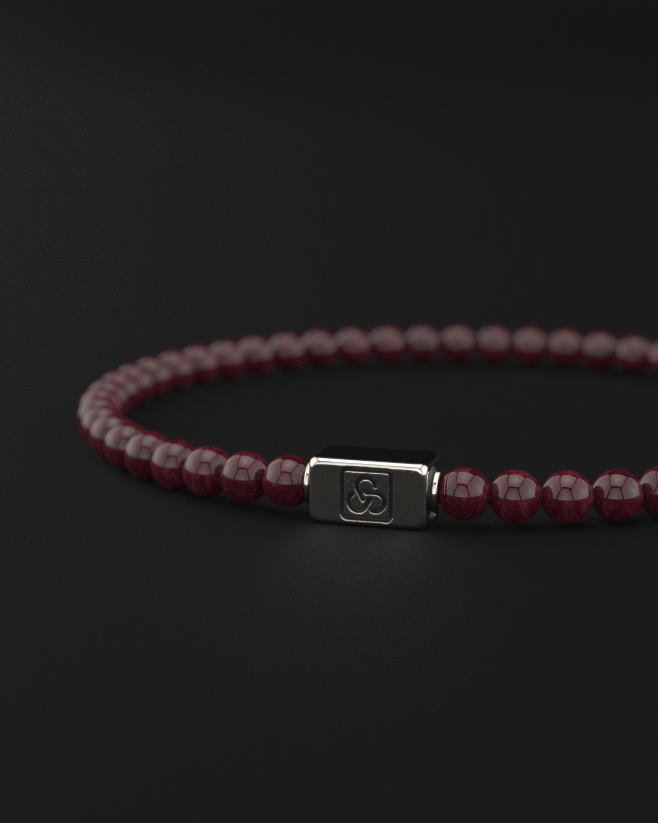 Red Garnet Bracelet 4mm | Essential