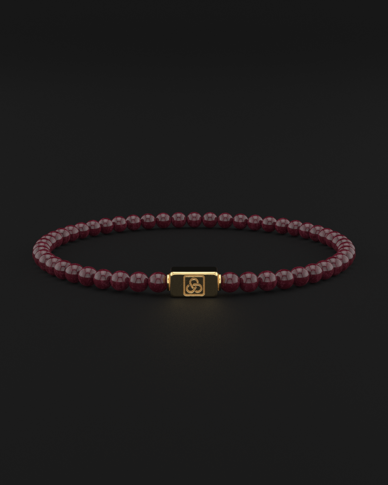 Red Garnet Bracelet 4mm | Essential