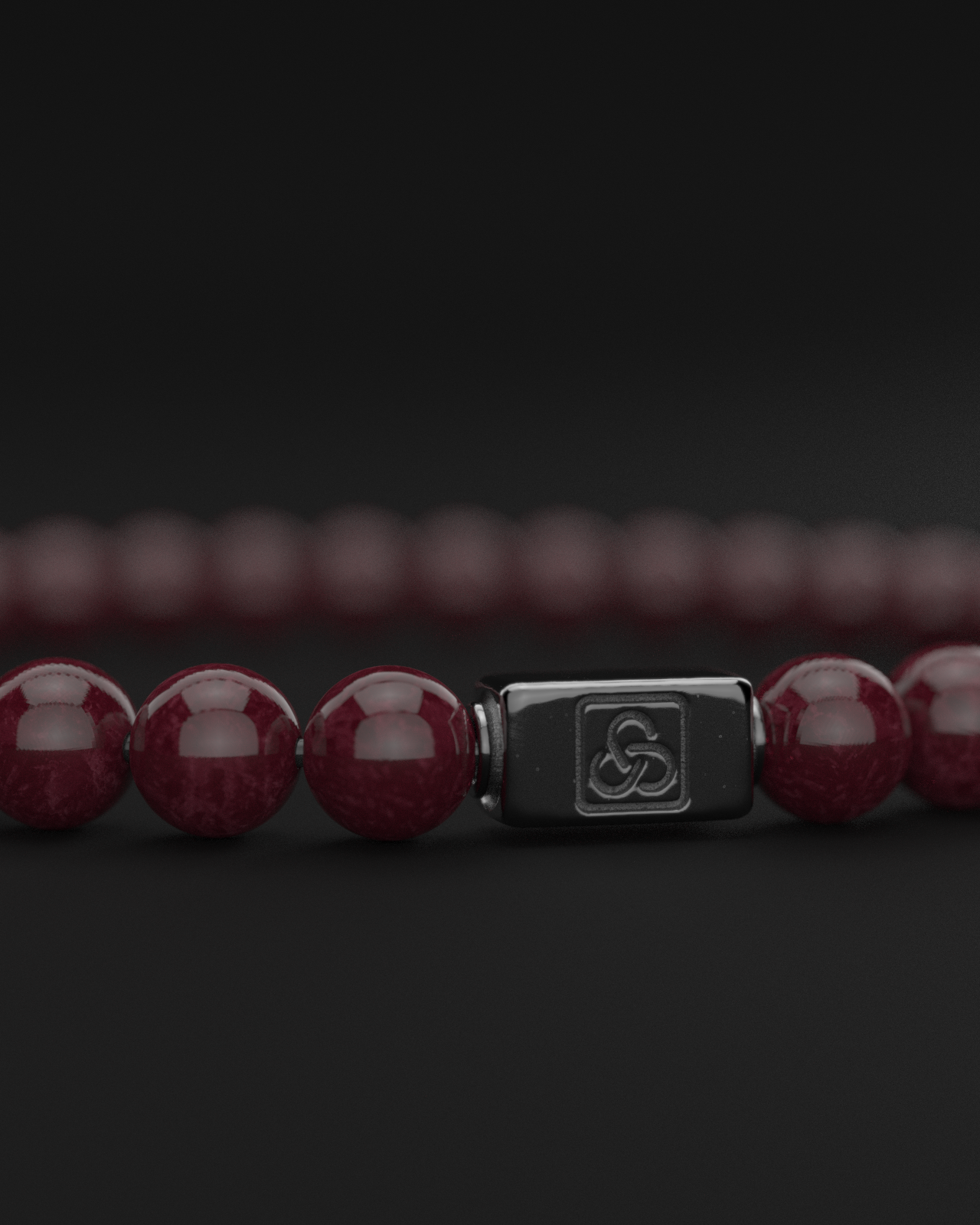 Red Garnet Bracelet 6mm | Essential