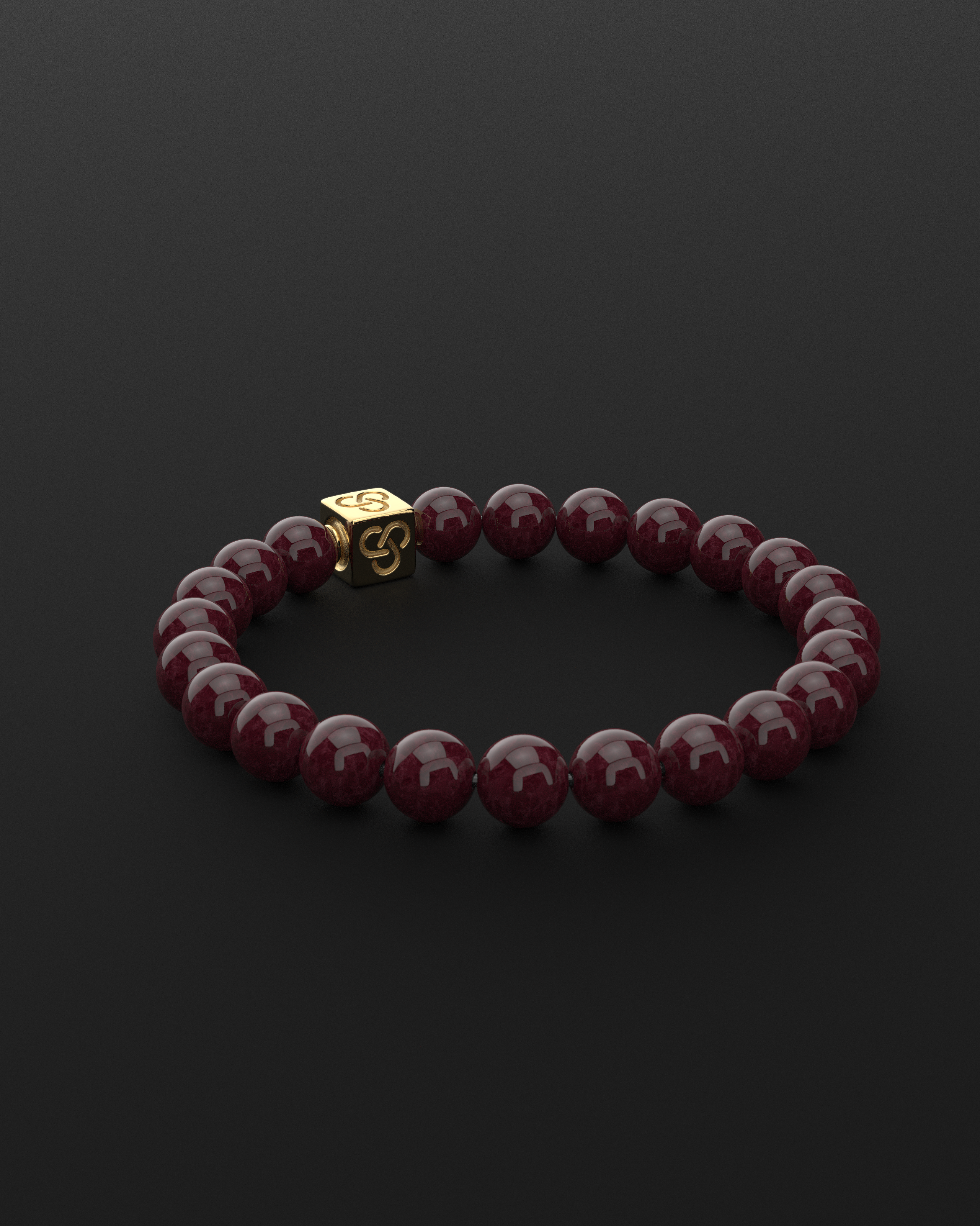 Red Garnet Bracelet 8mm | Essential