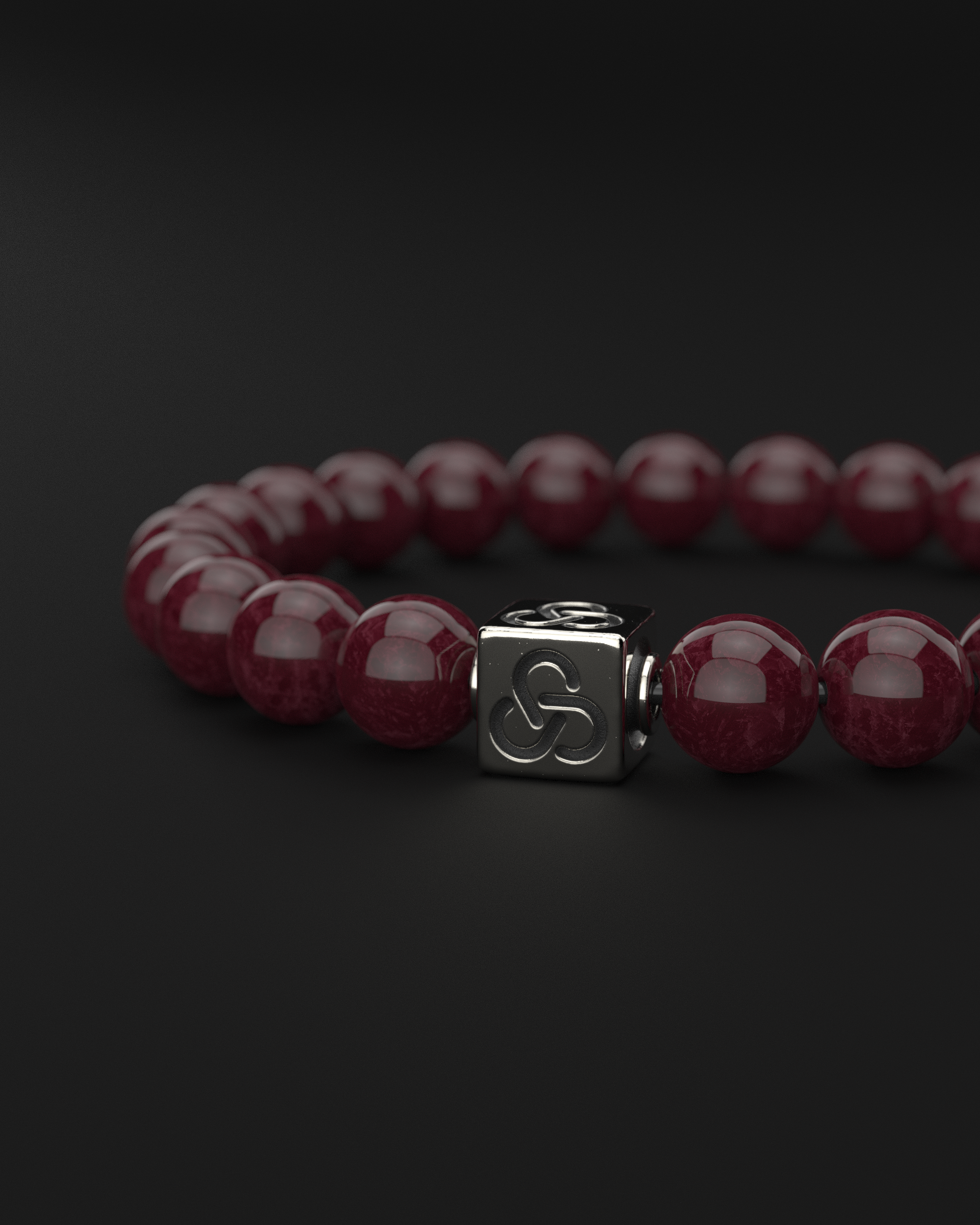 Red Garnet Bracelet 8mm | Essential