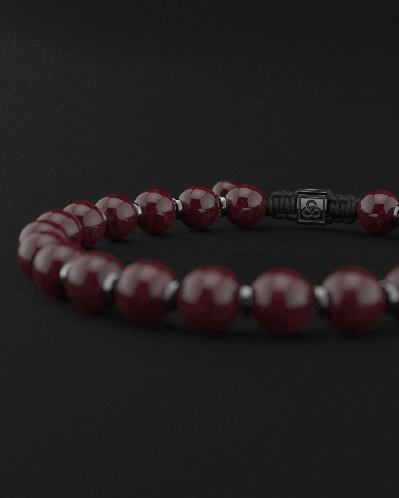 Red Garnet Bracelet 8mm | Prayer