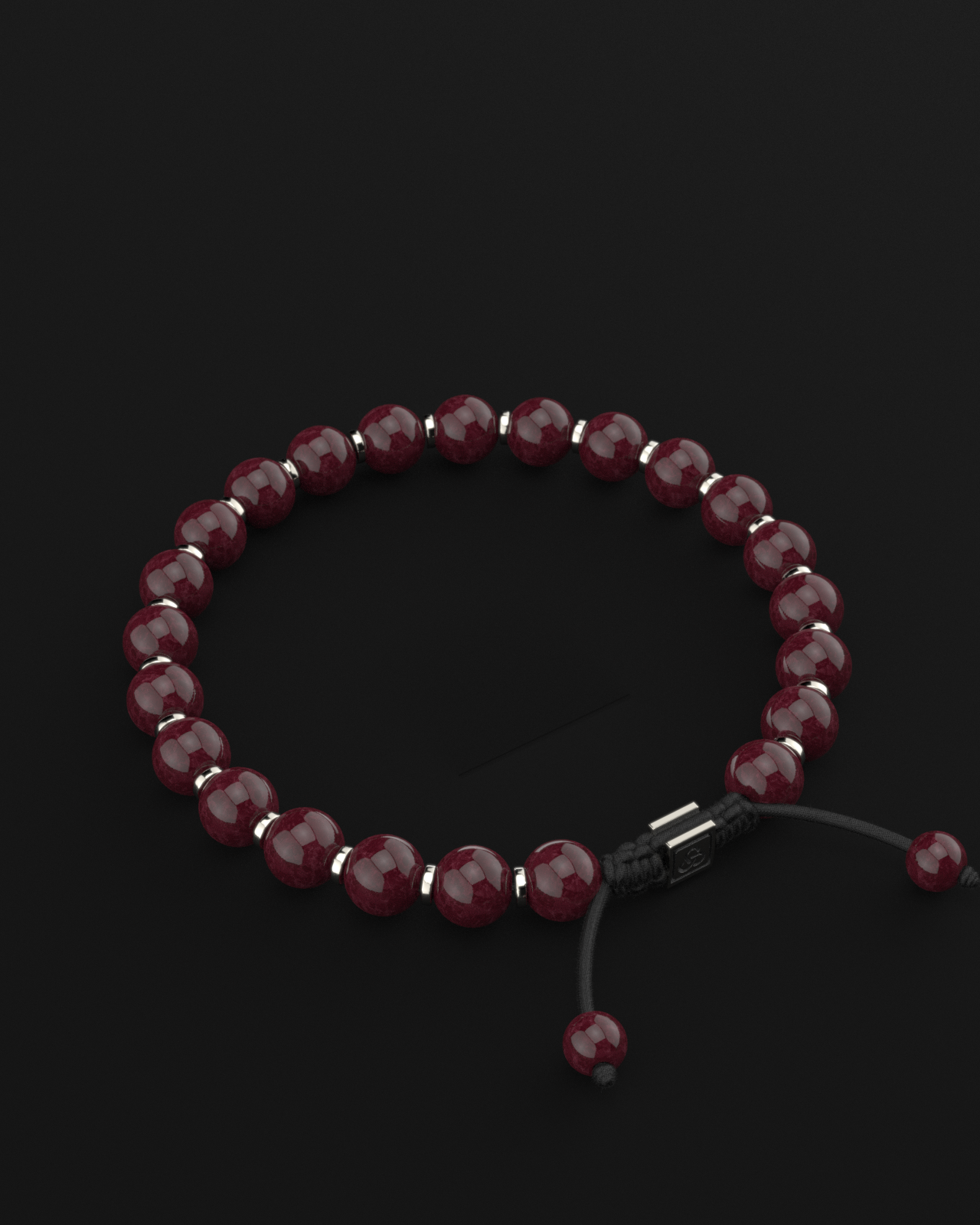 Red Garnet Bracelet 8mm | Prayer