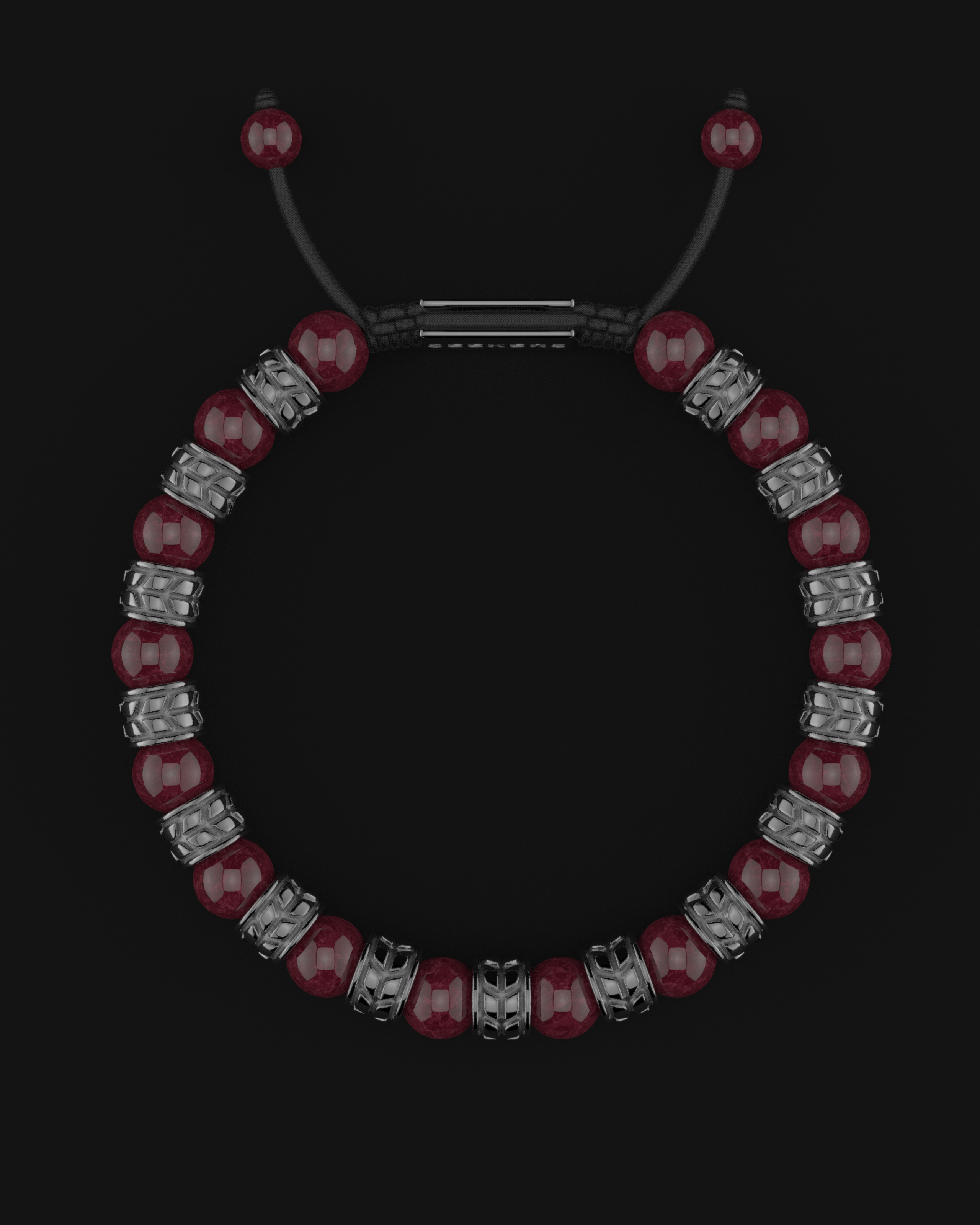 Red Garnet Bracelet 8mm | Royale