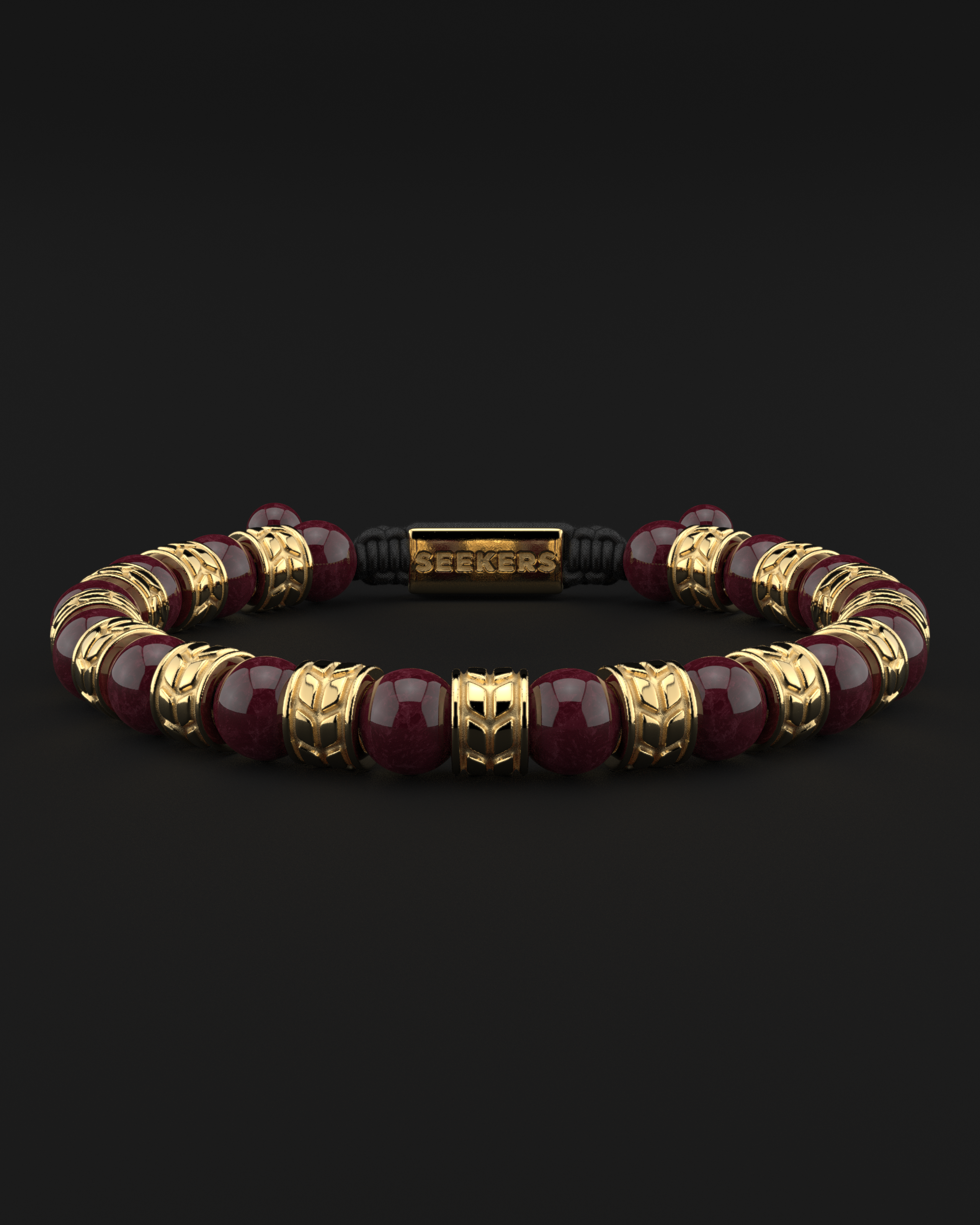 Red Garnet Bracelet 8mm | Royale