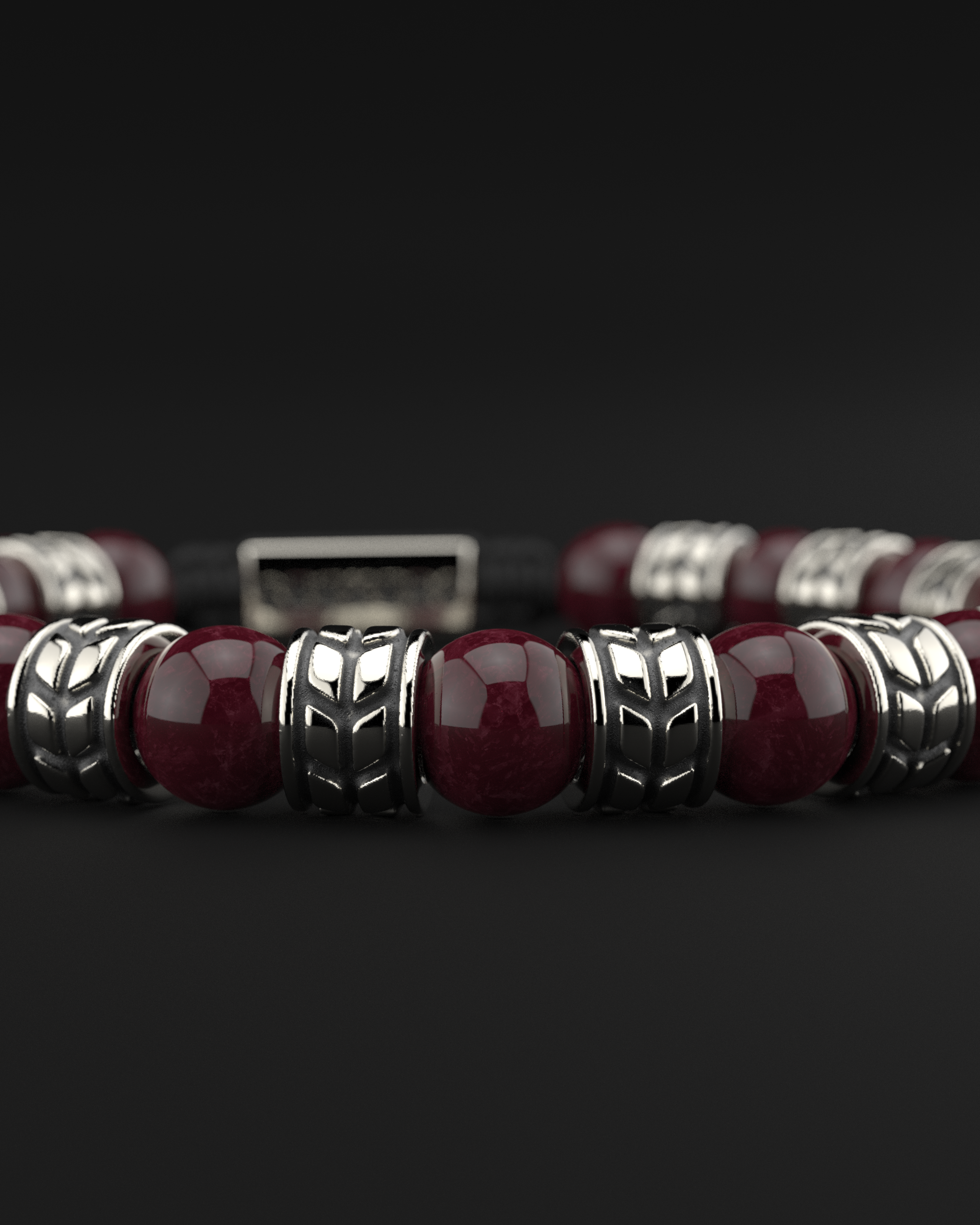 Red Garnet Bracelet 8mm | Royale