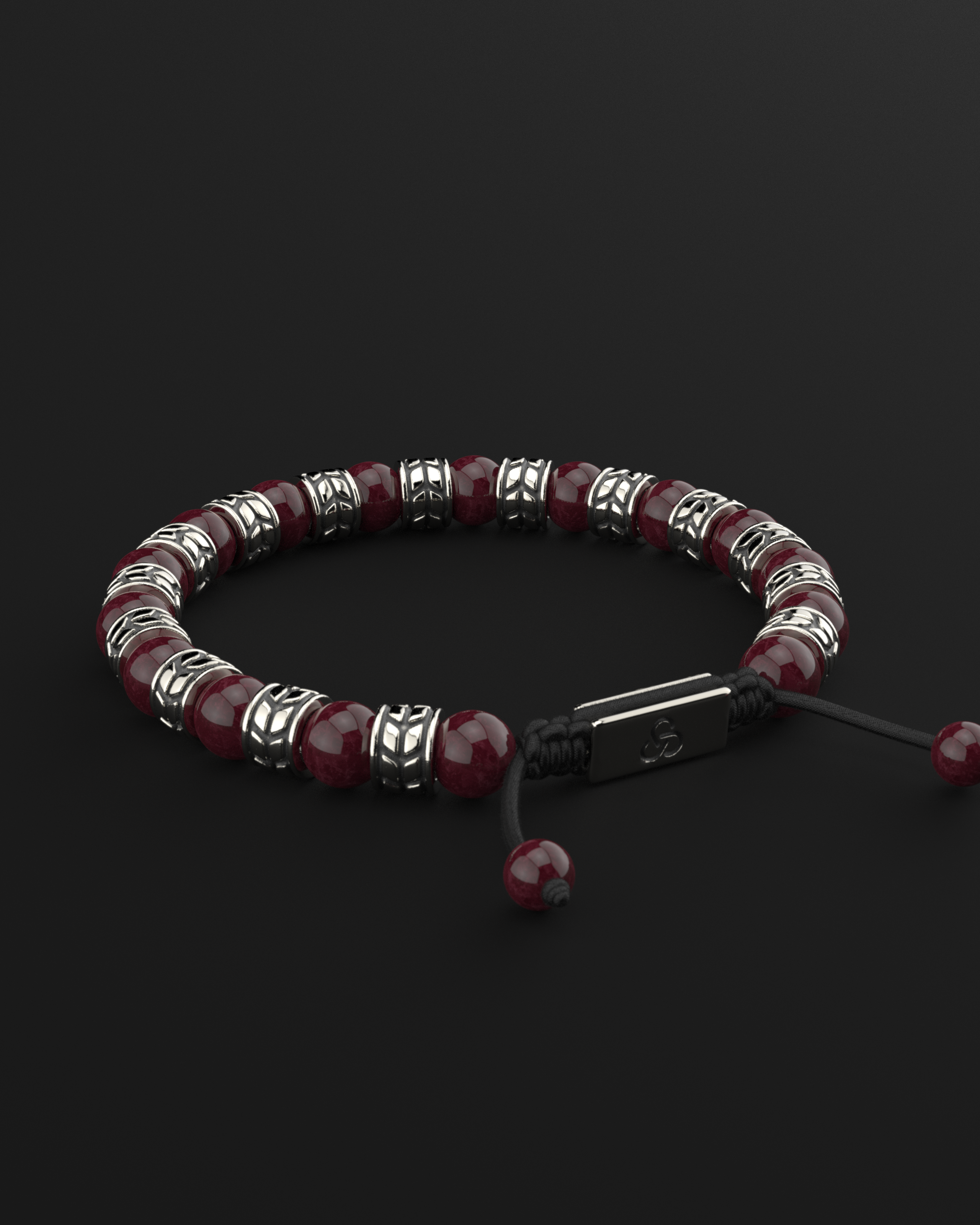 Red Garnet Bracelet 8mm | Royale