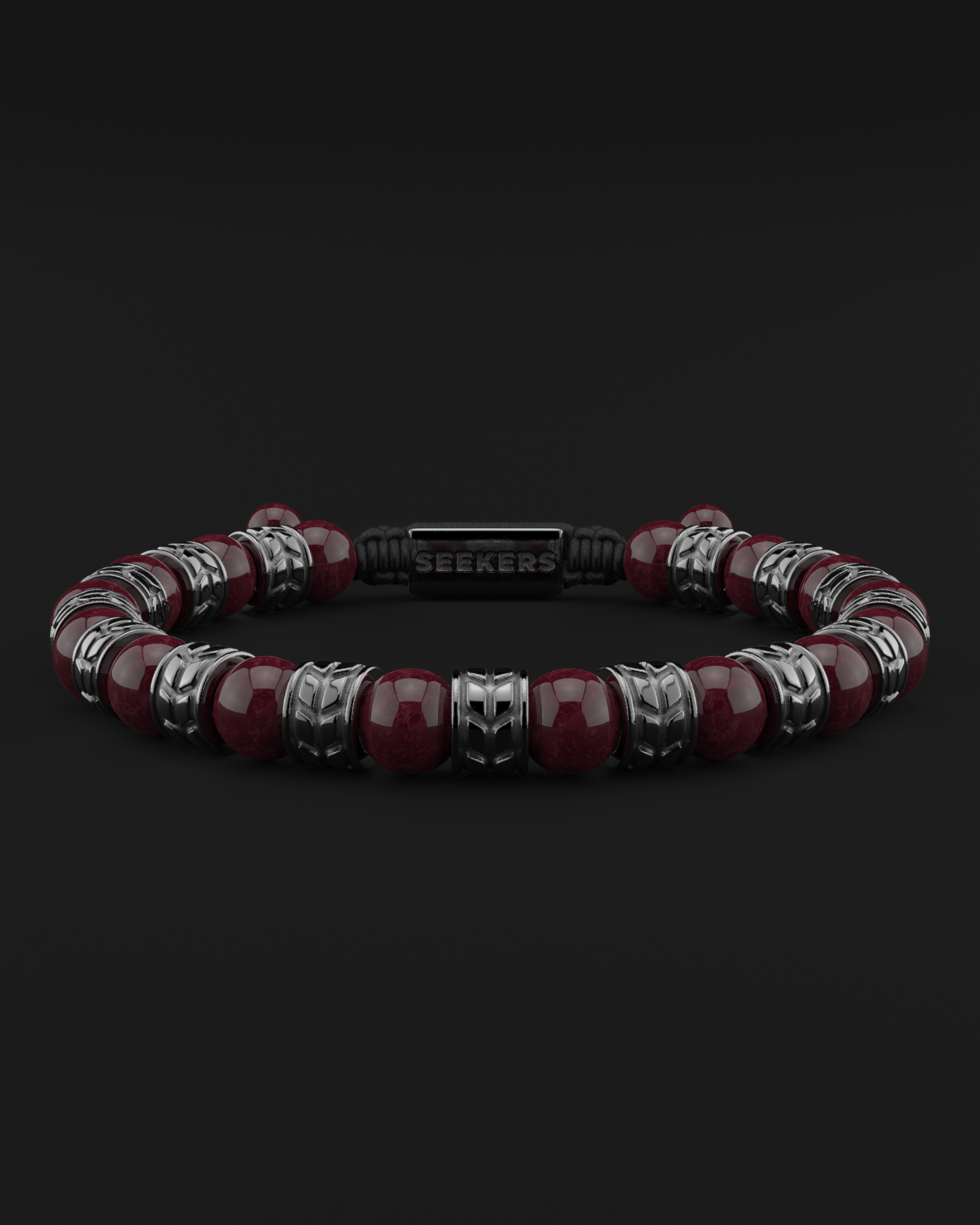 Red Garnet Bracelet 8mm | Royale