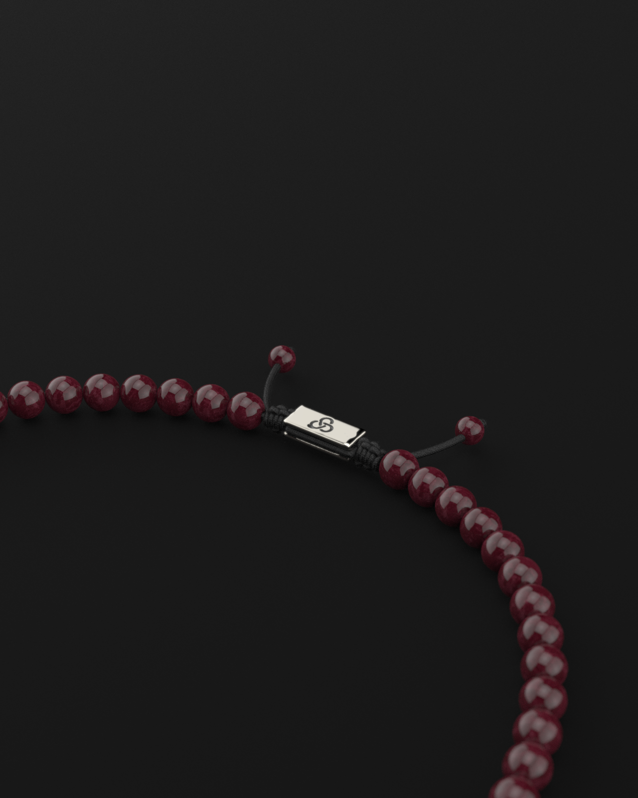 Red Garnet Necklace 8mm | Royale