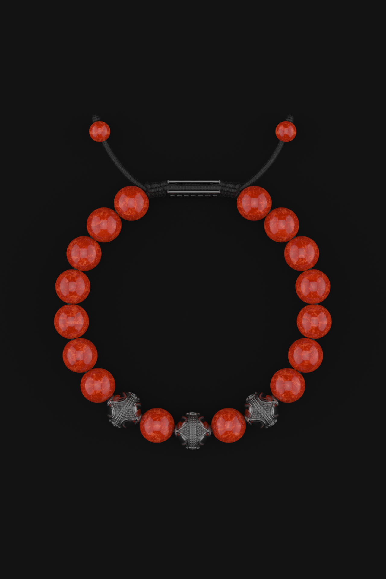 Red Jade Bracelet 10mm | Premium