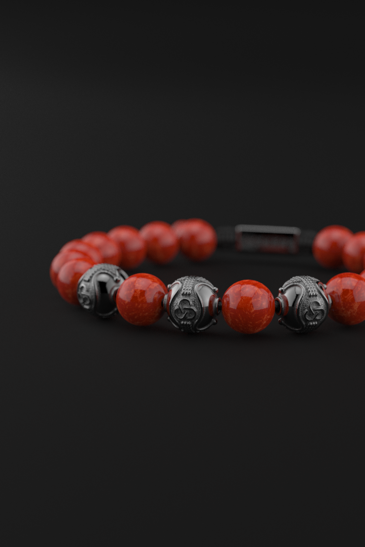 Red Jade Bracelet 10mm | Premium