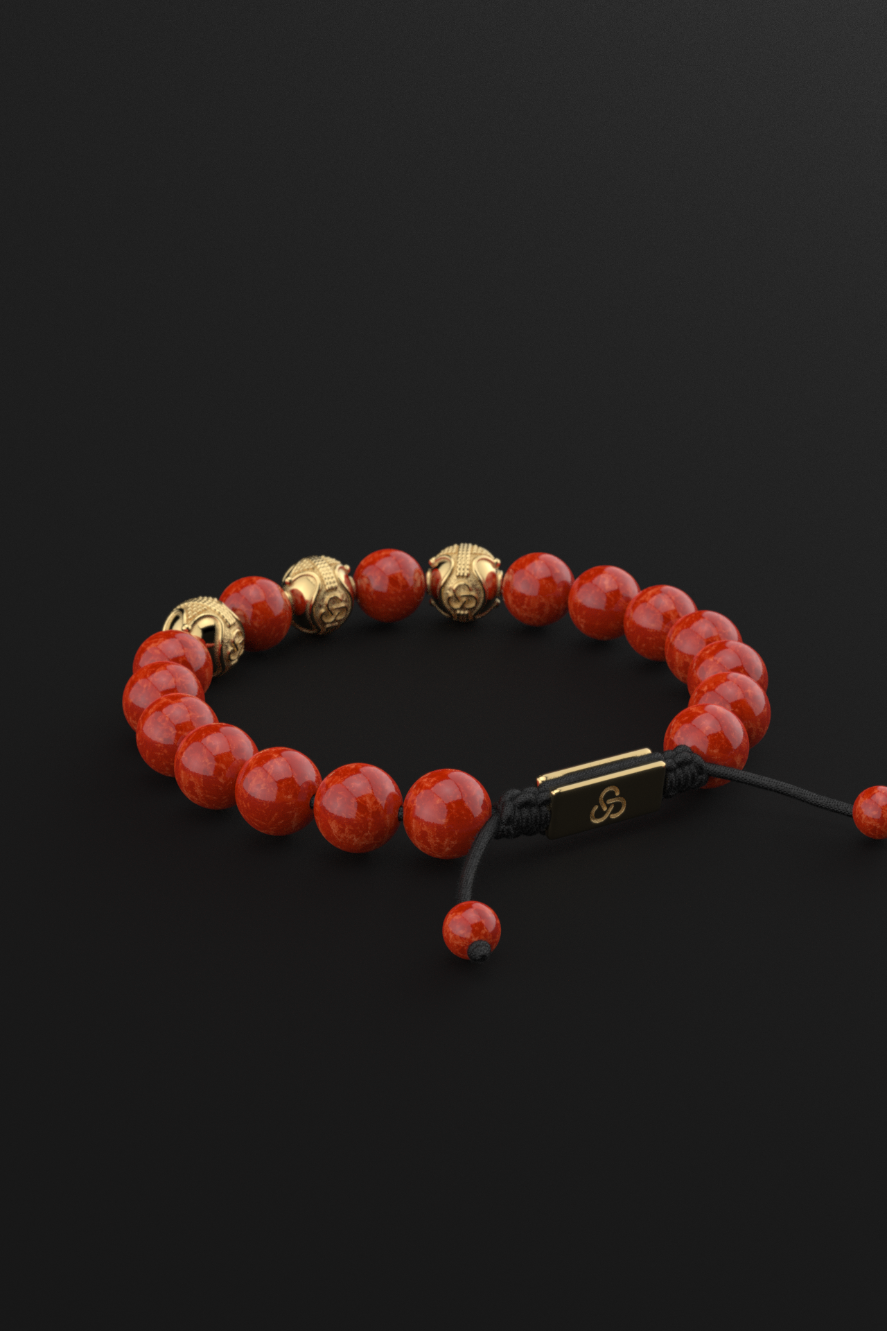 Red Jade Bracelet 10mm | Premium