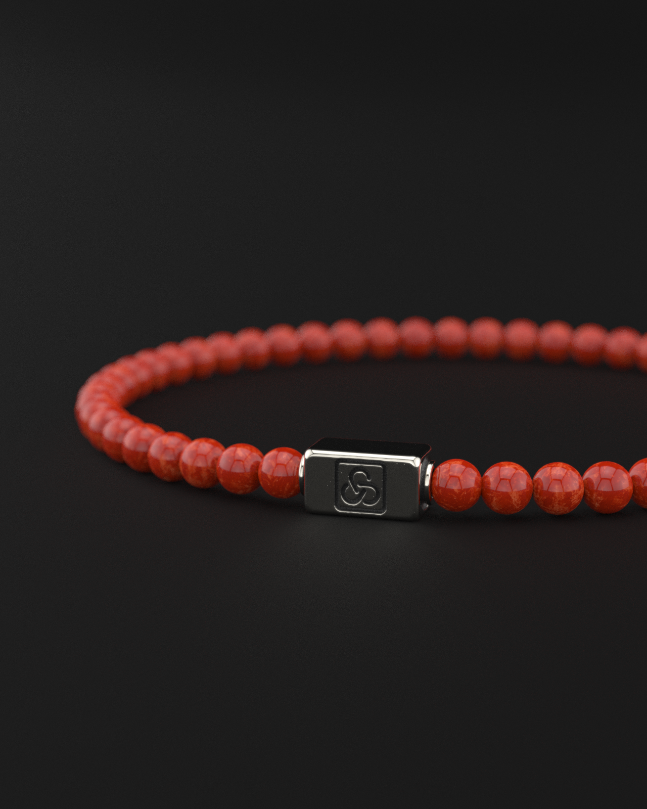 Red Jade Bracelet 4mm | Essential