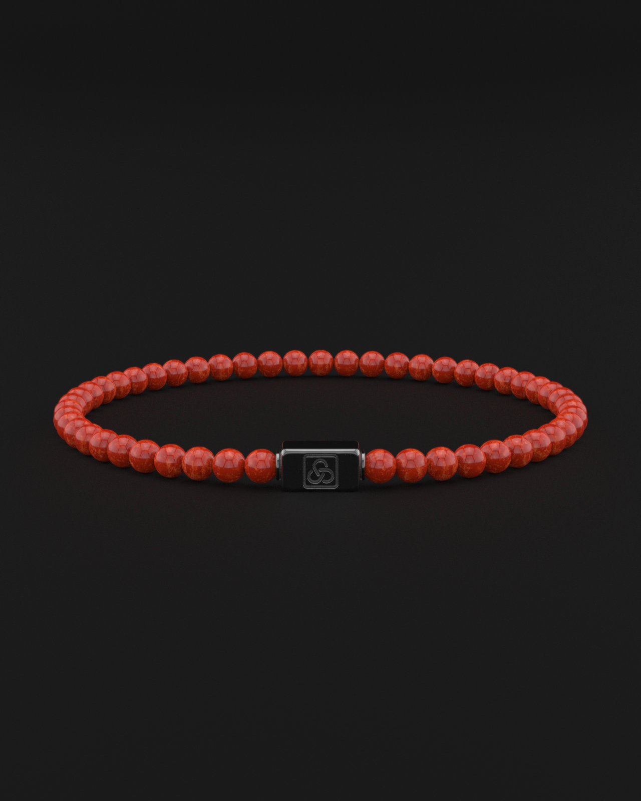 Red Jade Bracelet 4mm | Essential