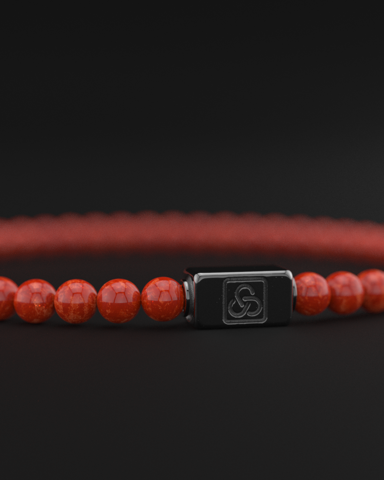 Red Jade Bracelet 4mm | Essential