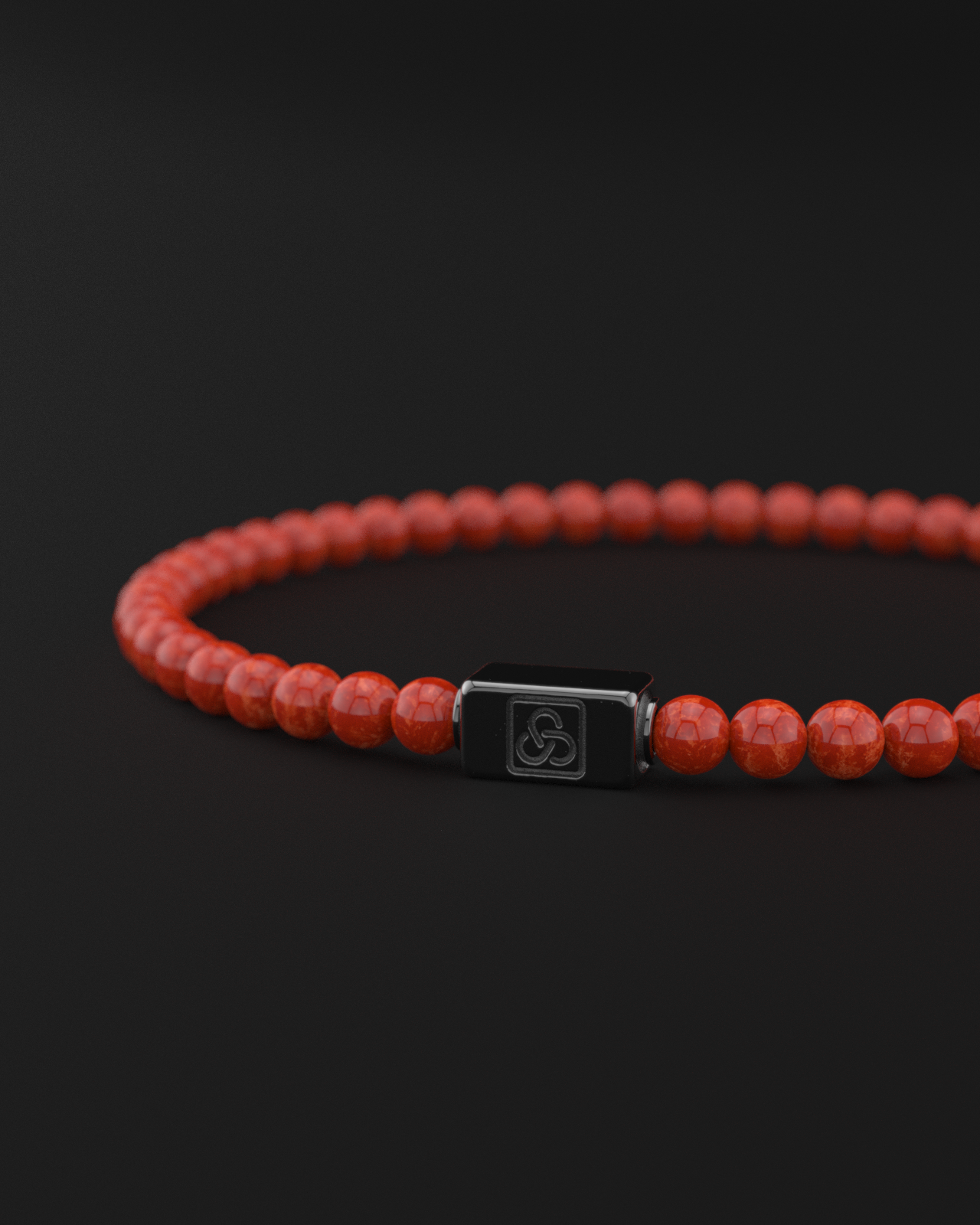 Red Jade Bracelet 4mm | Essential