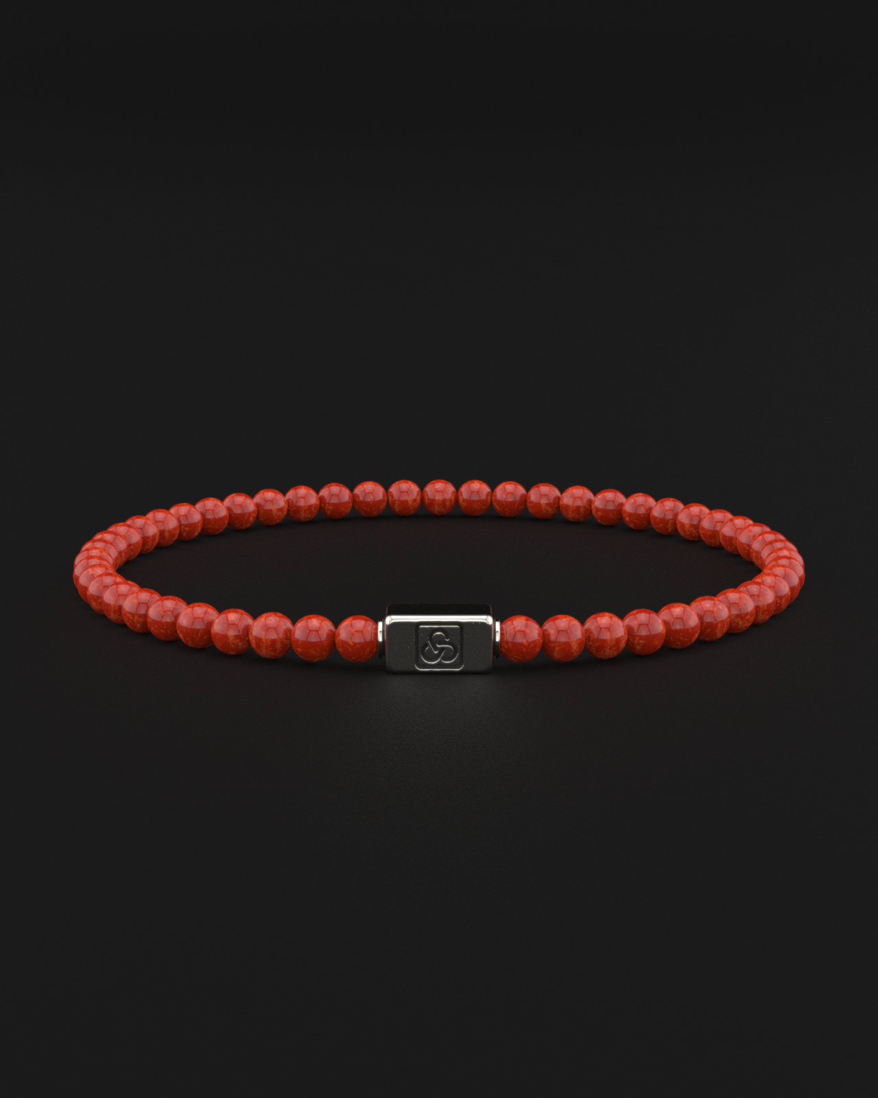 Red Jade Bracelet 4mm | Essential