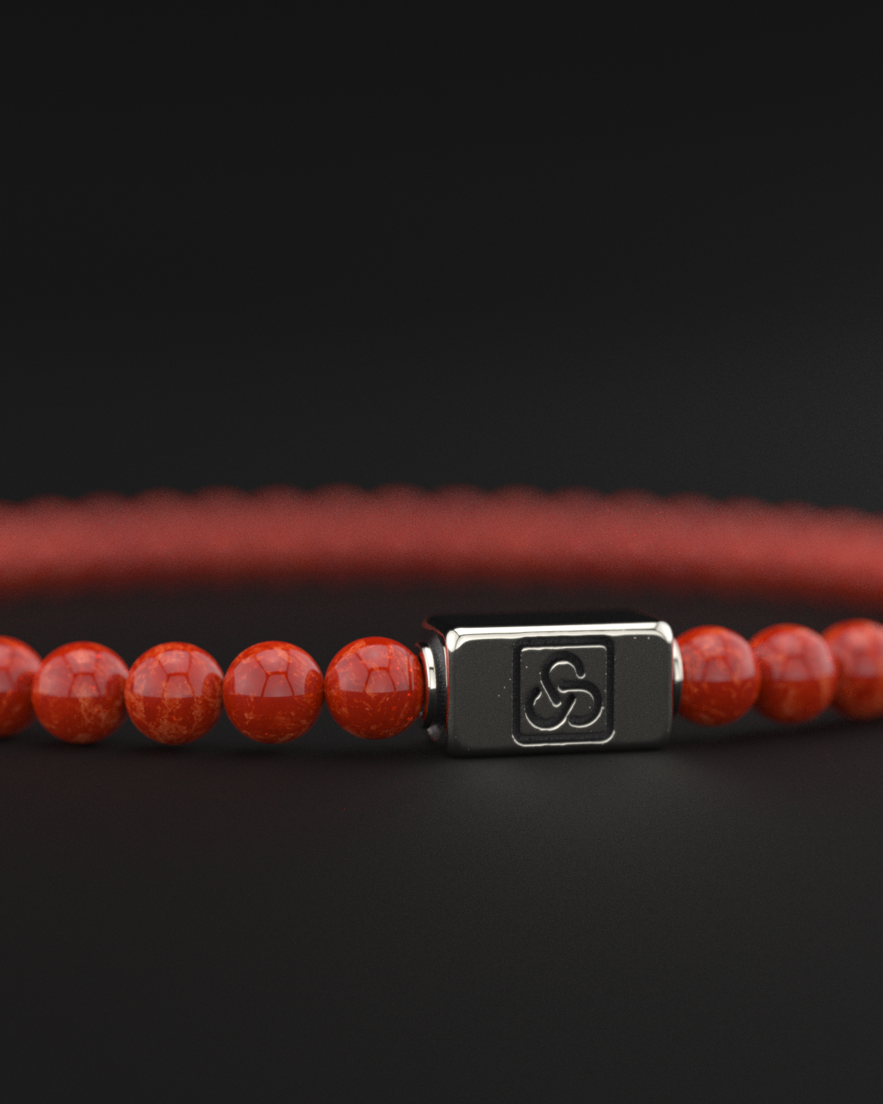 Red Jade Bracelet 4mm | Essential