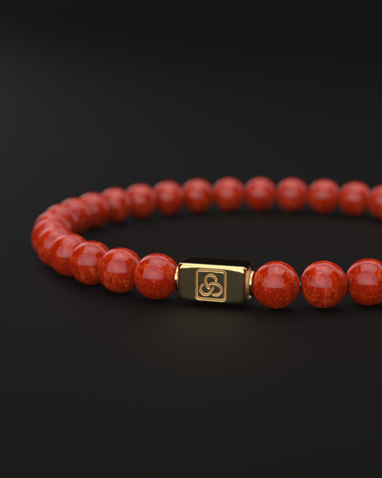 Red Jade Bracelet 6mm | Essential