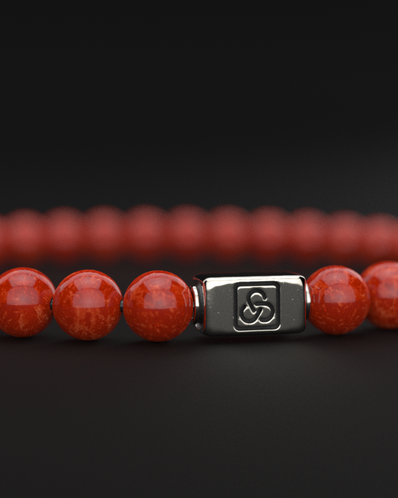 Red Jade Bracelet 6mm | Essential