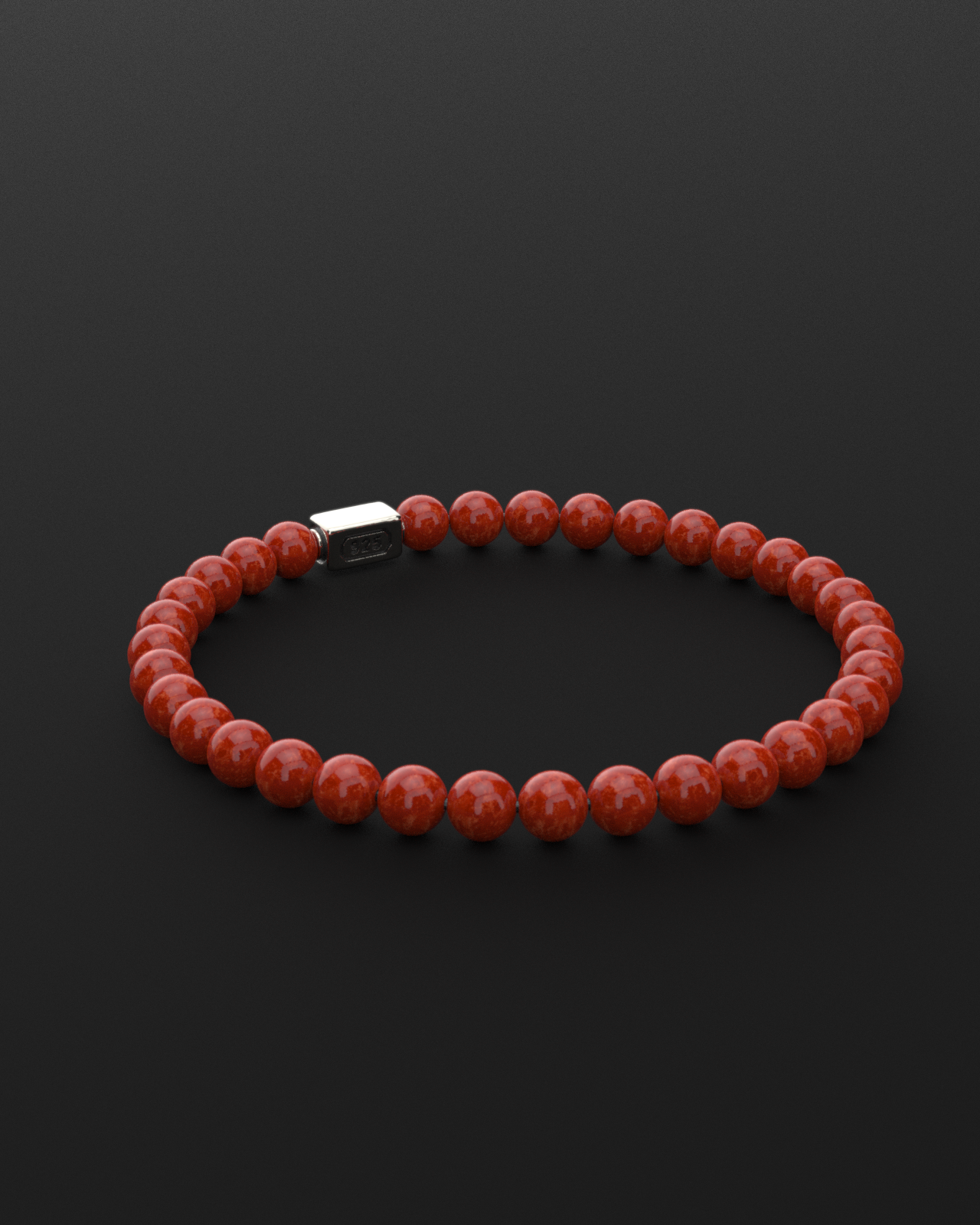 Red Jade Bracelet 6mm | Essential