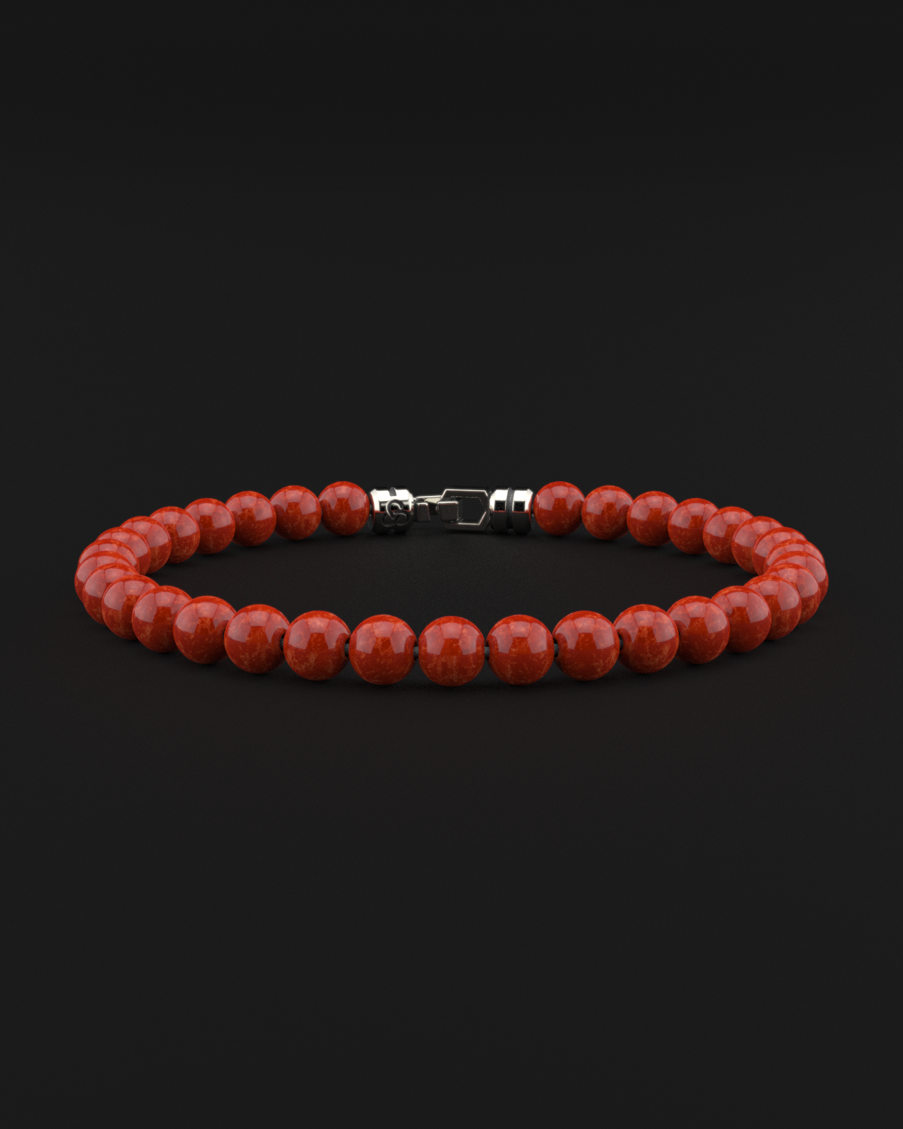 Red Jade Bracelet 6mm | VERTEX