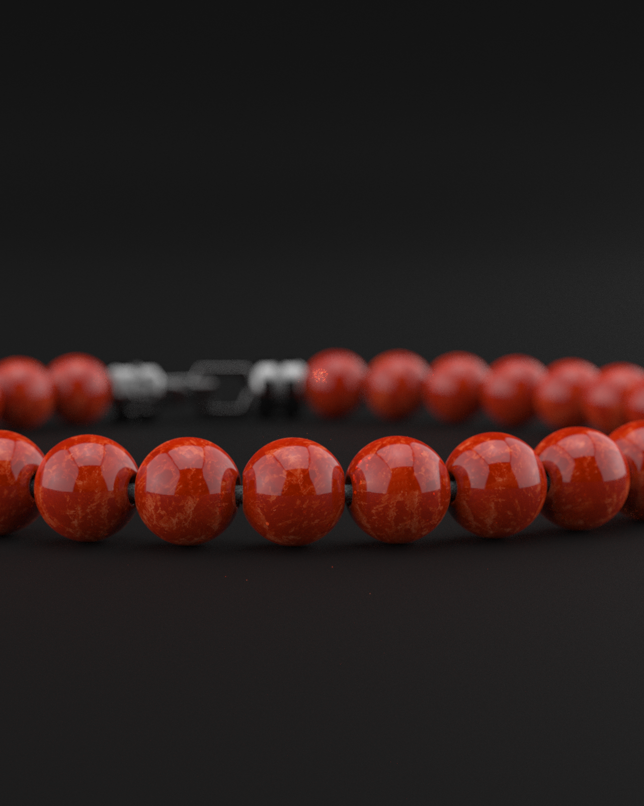 Red Jade Bracelet 6mm | VERTEX