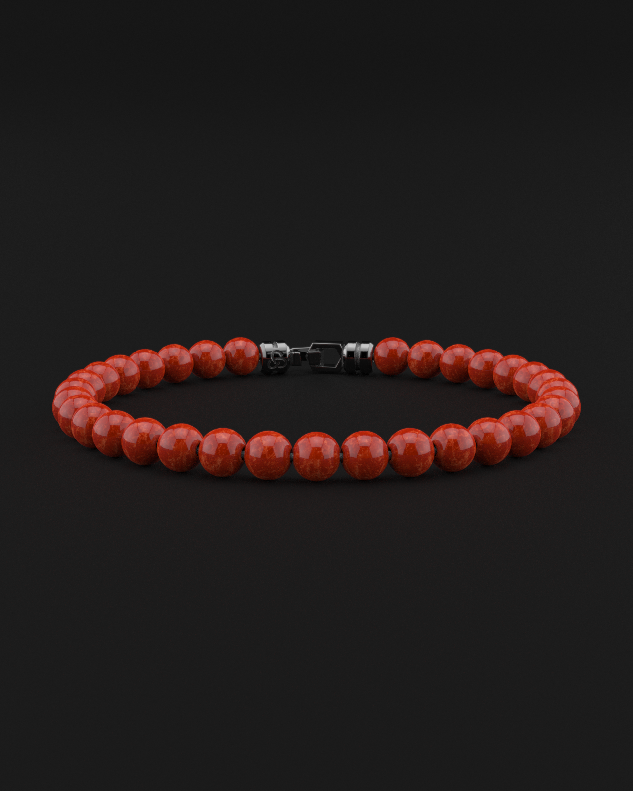 Red Jade Bracelet 6mm | VERTEX