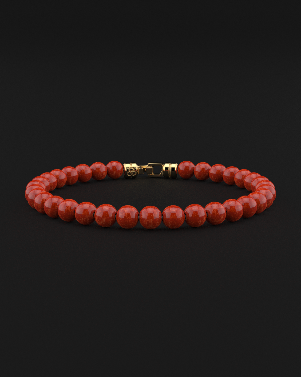 Red Jade Bracelet 6mm | VERTEX