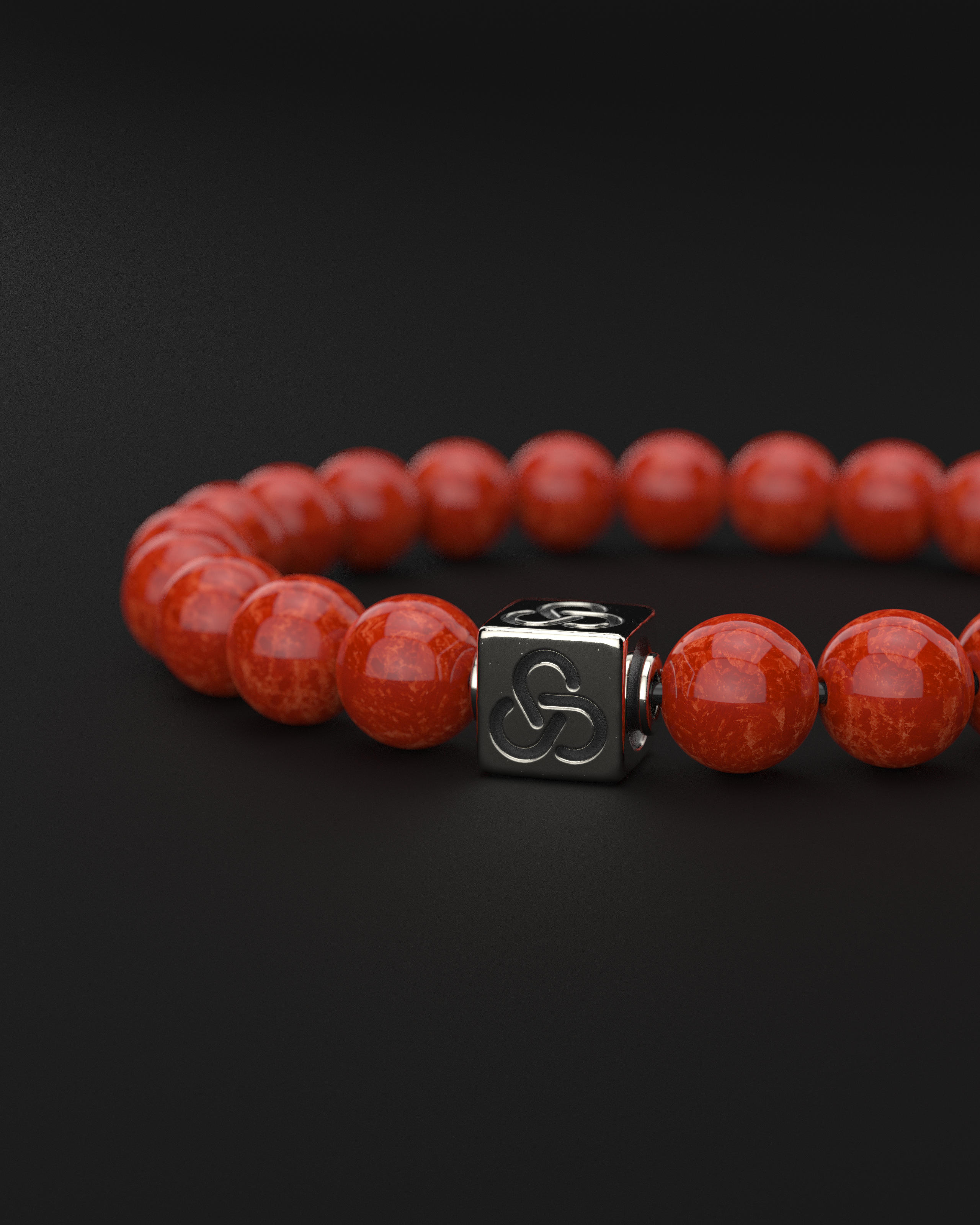 Red Jade Bracelet 8mm | Essential