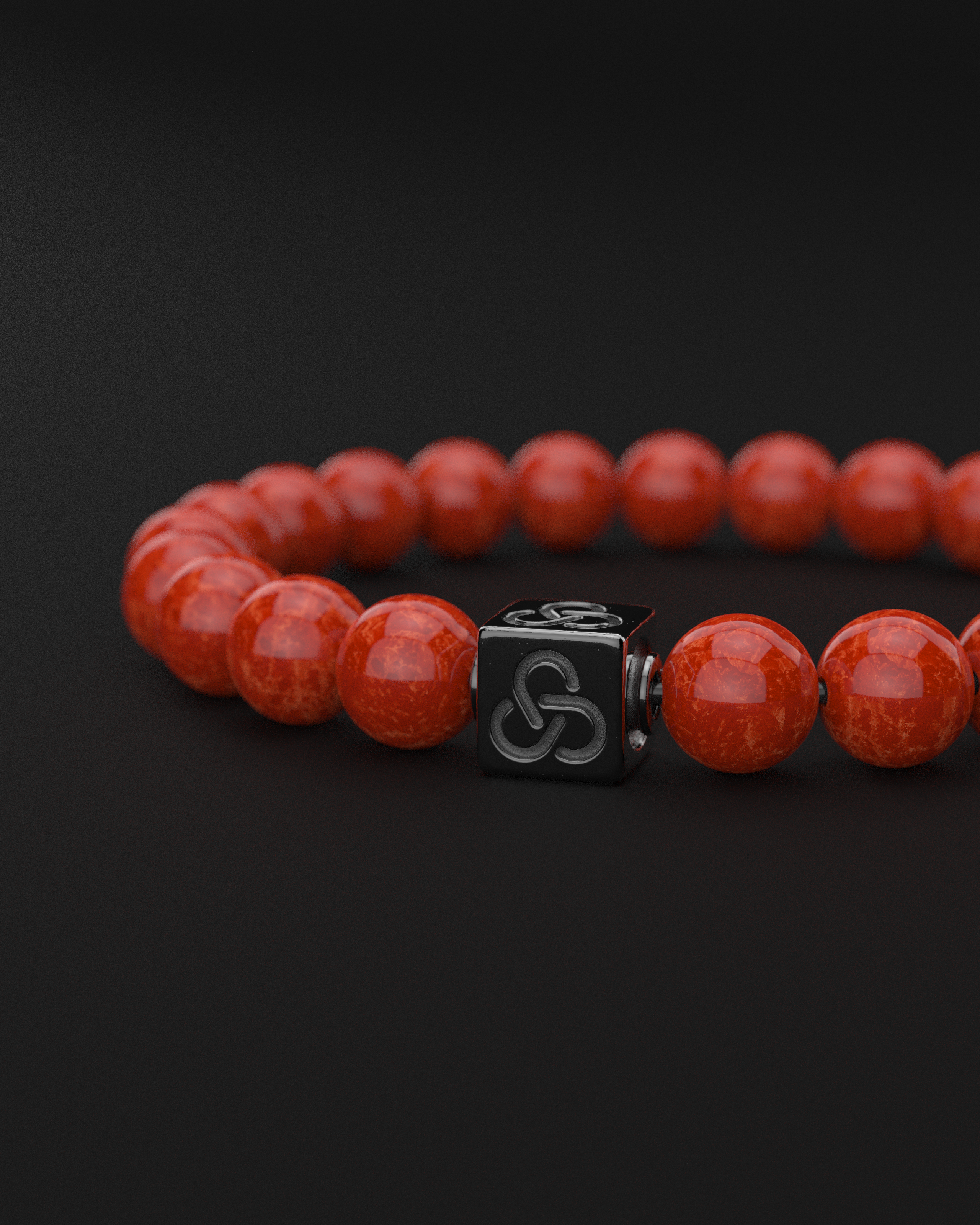 Red Jade Bracelet 8mm | Essential